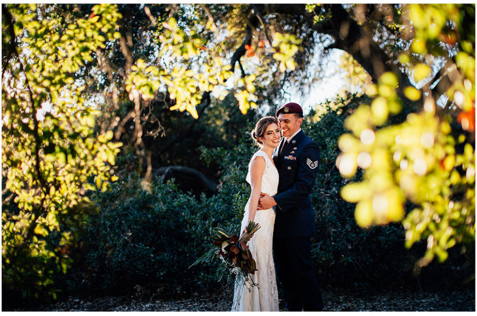 Winter Military Boho Wedding Sarah Mack Photo