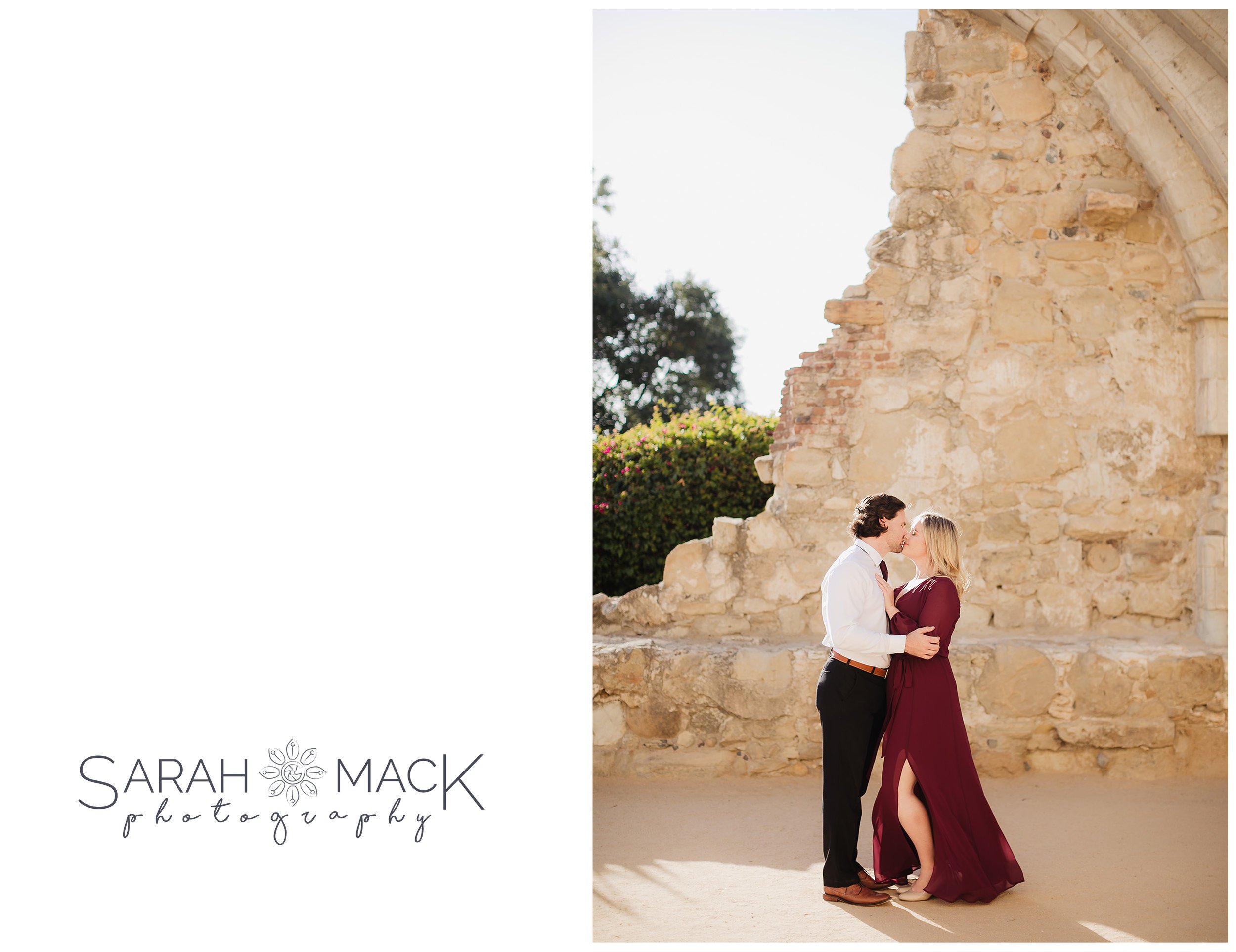 JB Mission San Juan Capistrano Engagement Photography