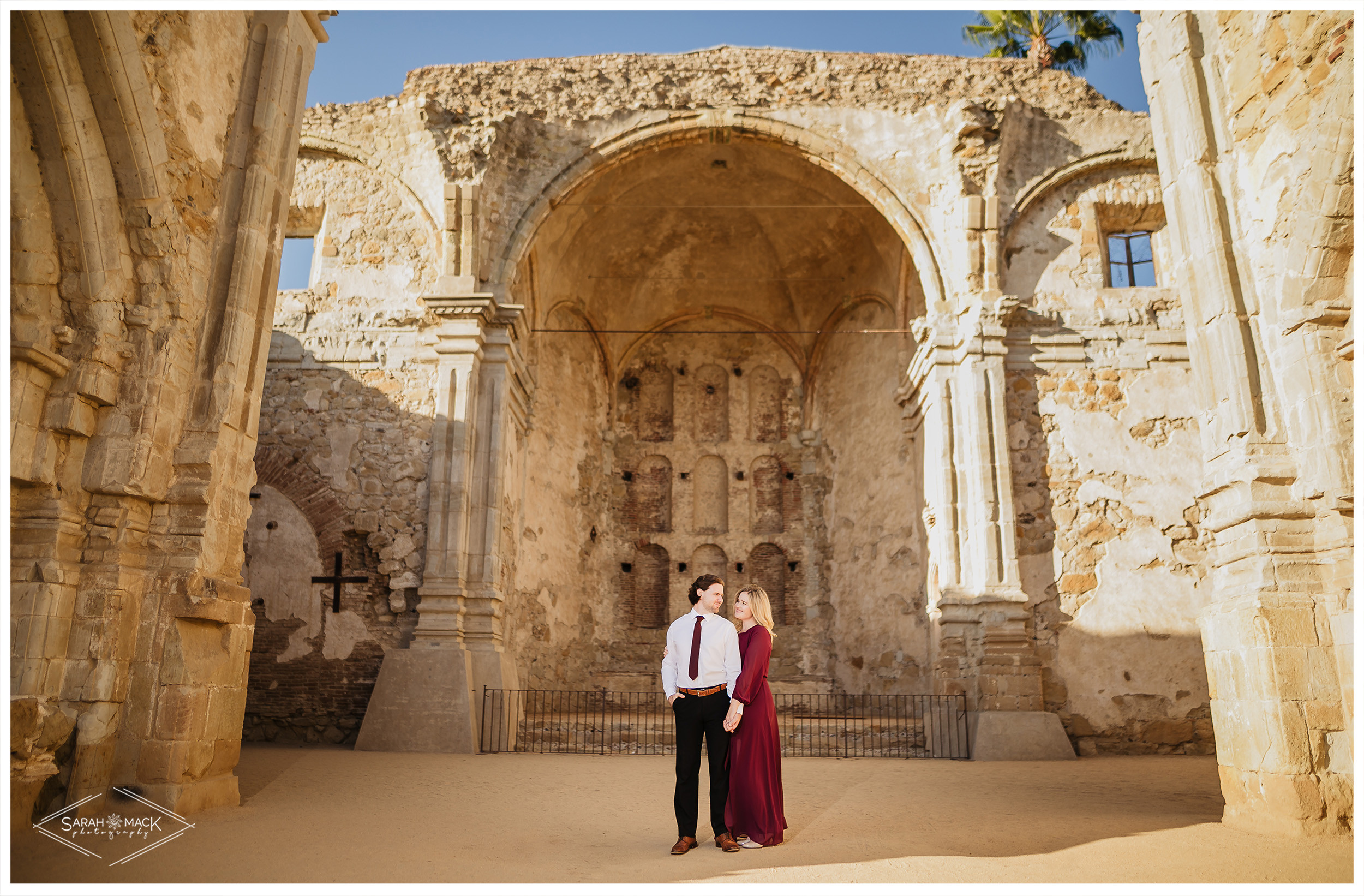 JB Mission San Juan Capistrano Engagement Photography