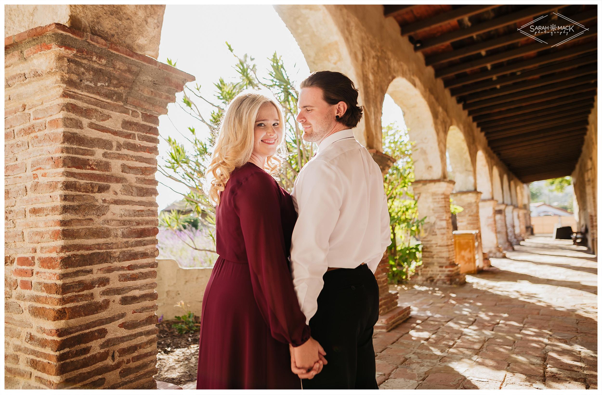 JB Mission San Juan Capistrano Engagement Photography