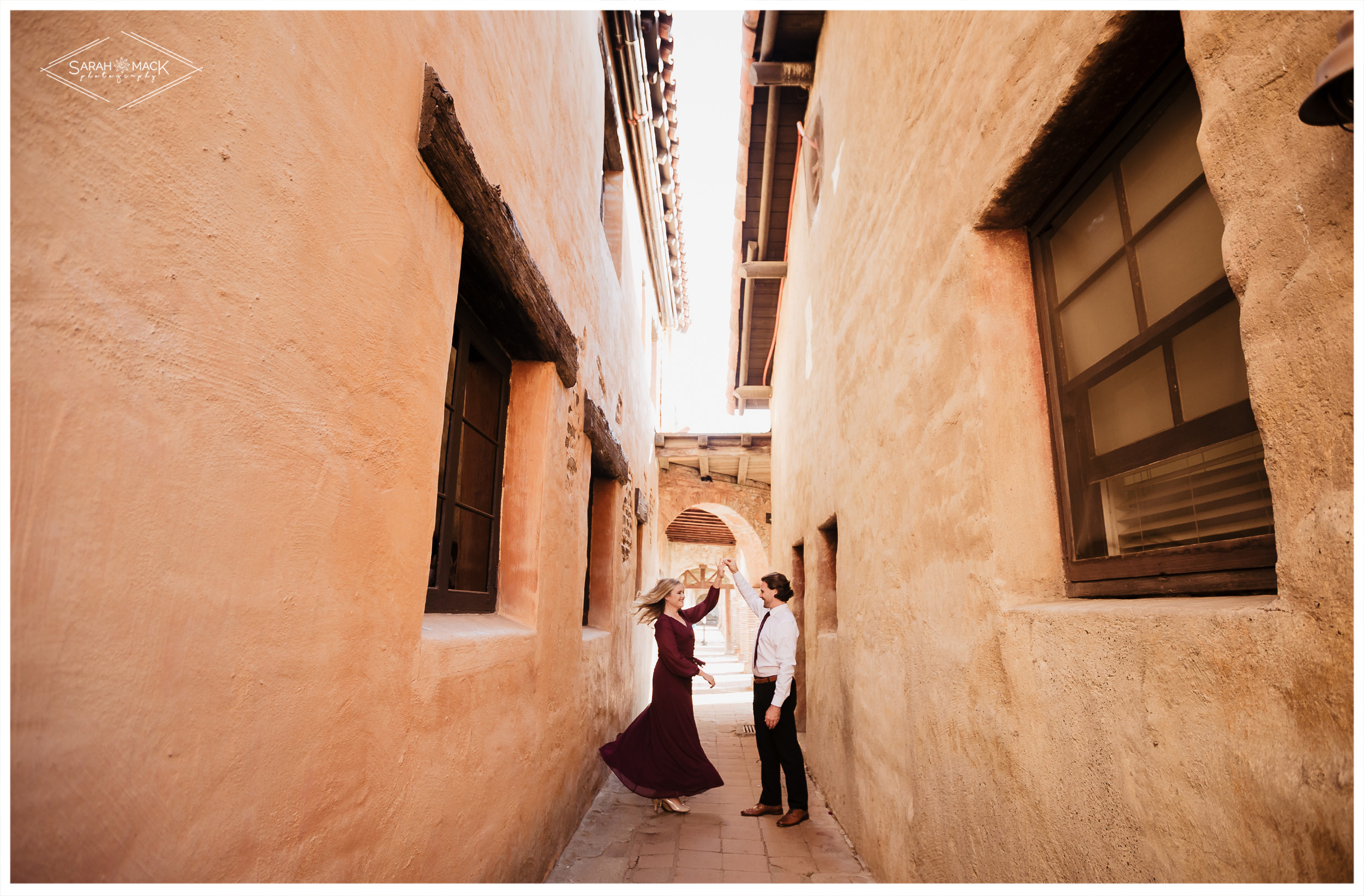 JB Mission San Juan Capistrano Engagement Photography