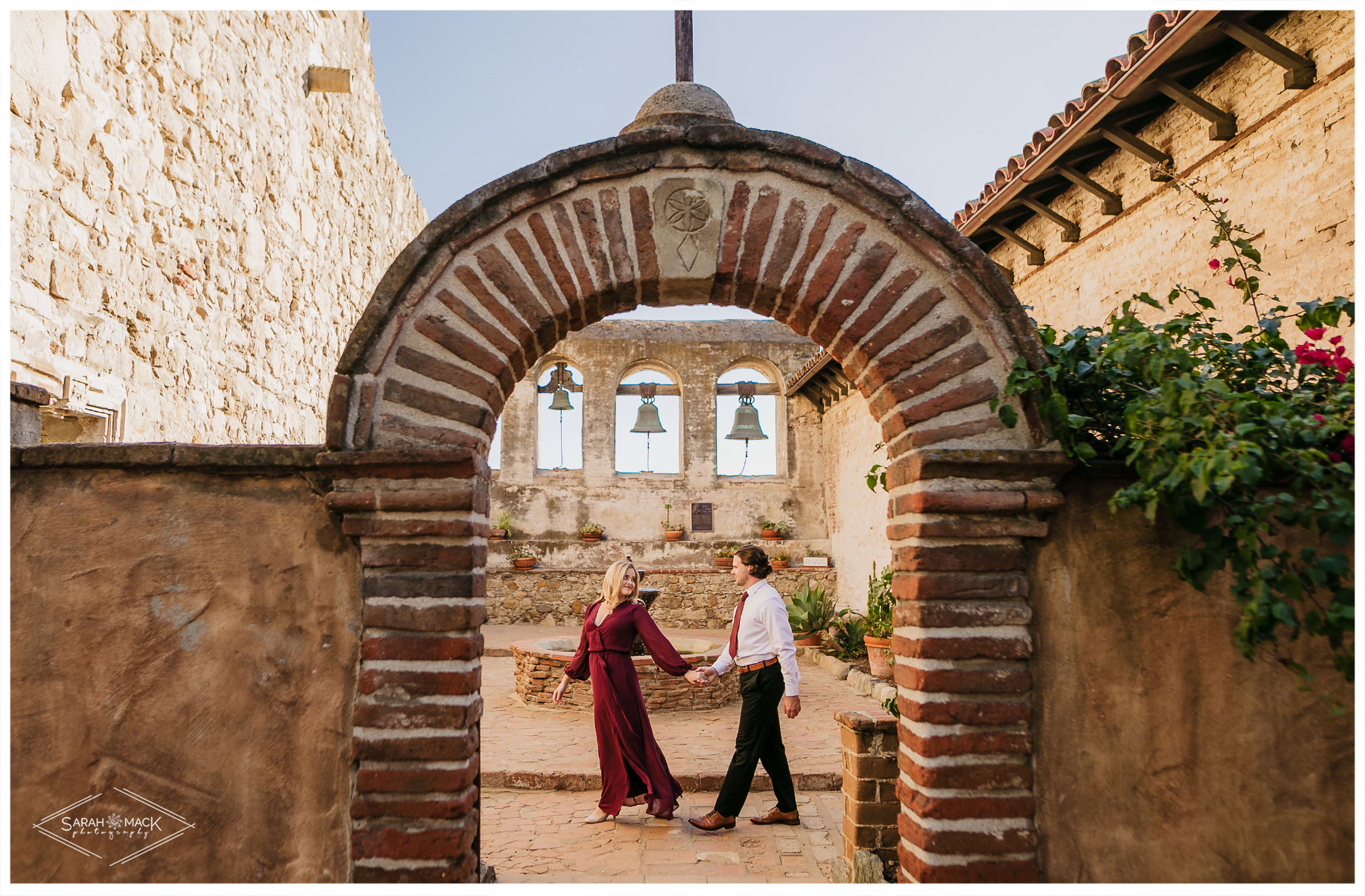 JB Mission San Juan Capistrano Engagement Photography