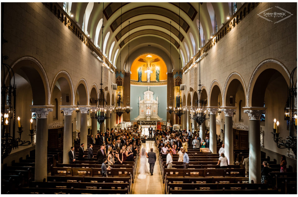 MK Santa Monica Catholic Church Wedding Photography