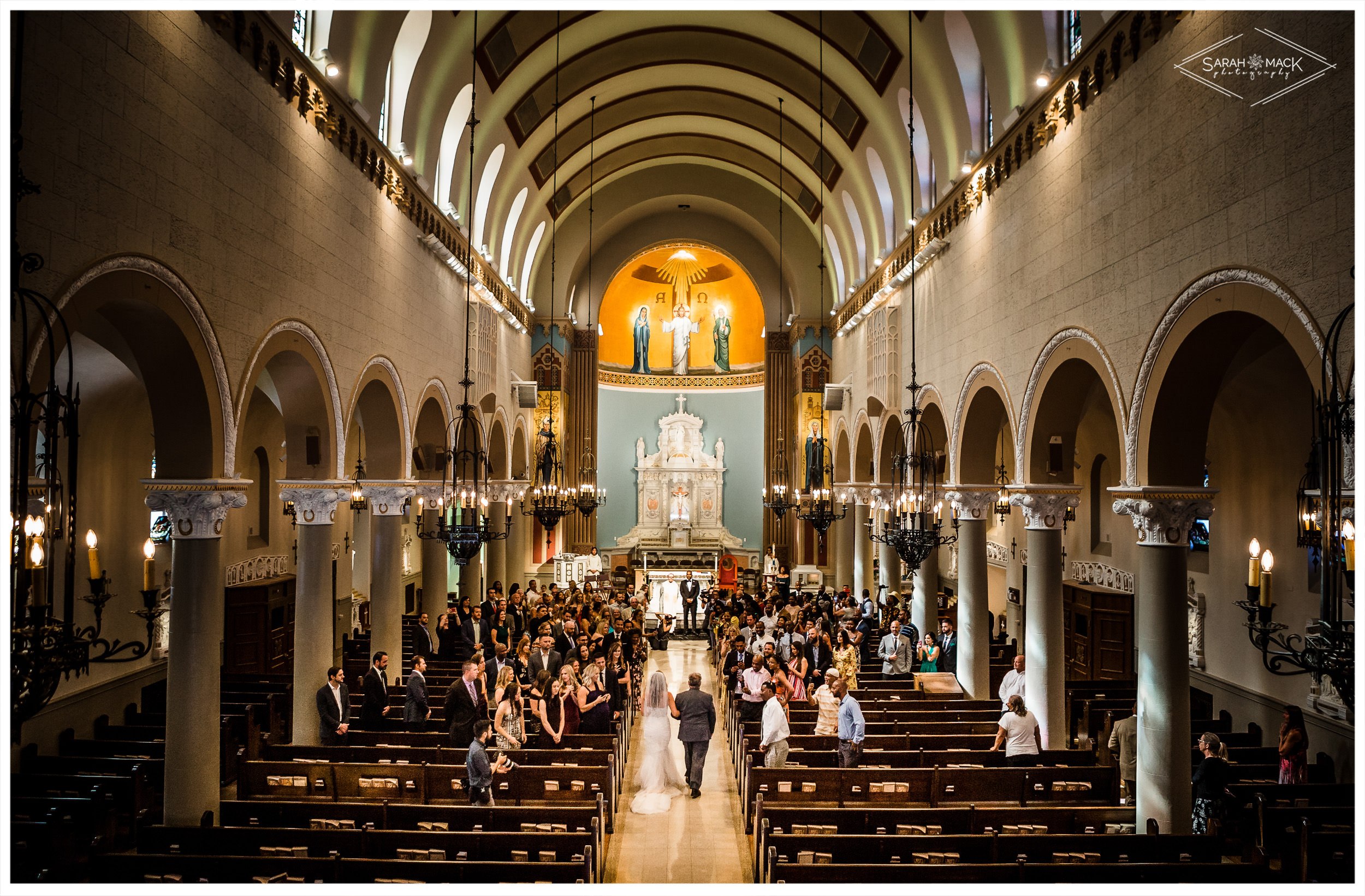 MK Santa Monica Catholic Church Wedding Photography