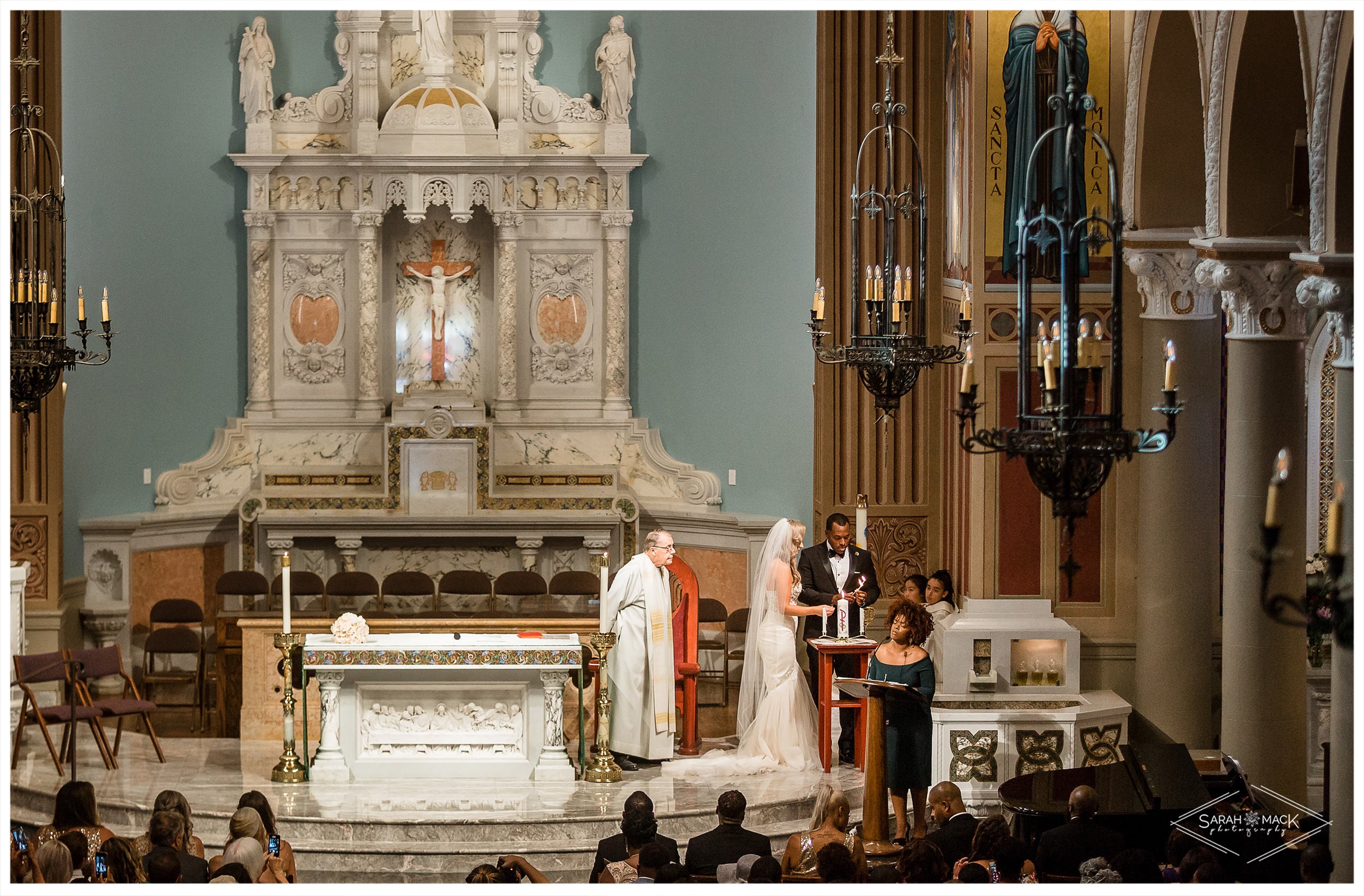 MK Santa Monica Catholic Church Wedding Photography