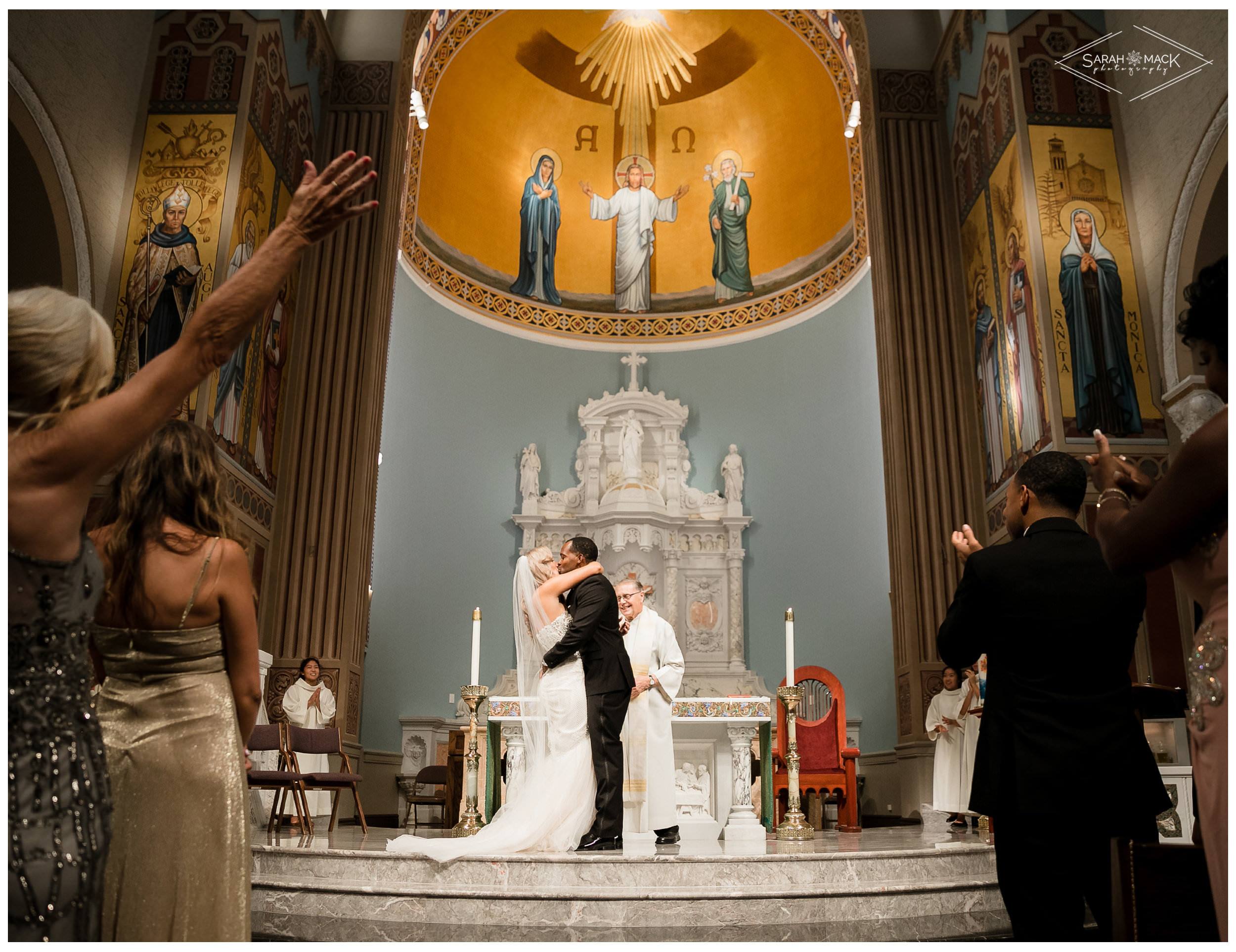 MK Santa Monica Catholic Church Wedding Photography