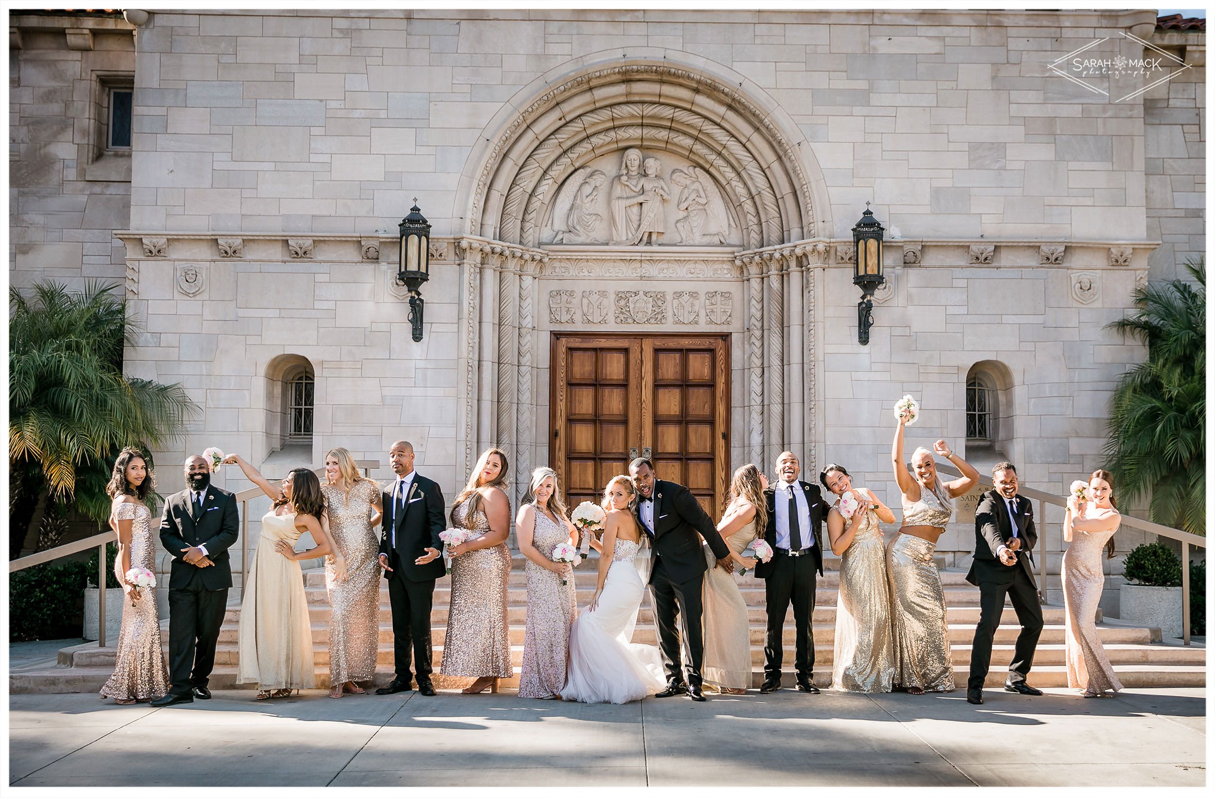 MK Santa Monica Catholic Church Wedding Photography