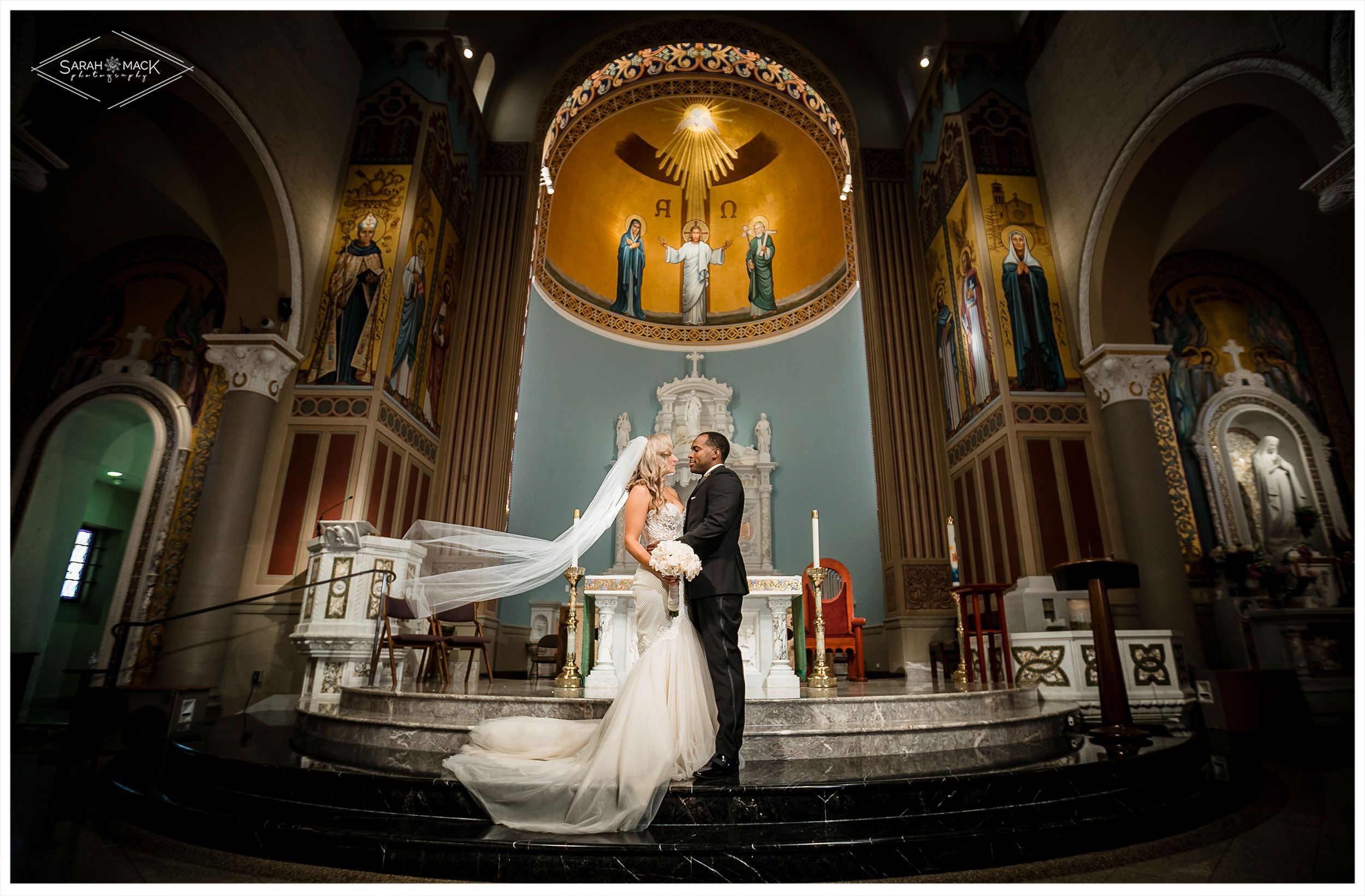 MK Santa Monica Catholic Church Wedding Photography