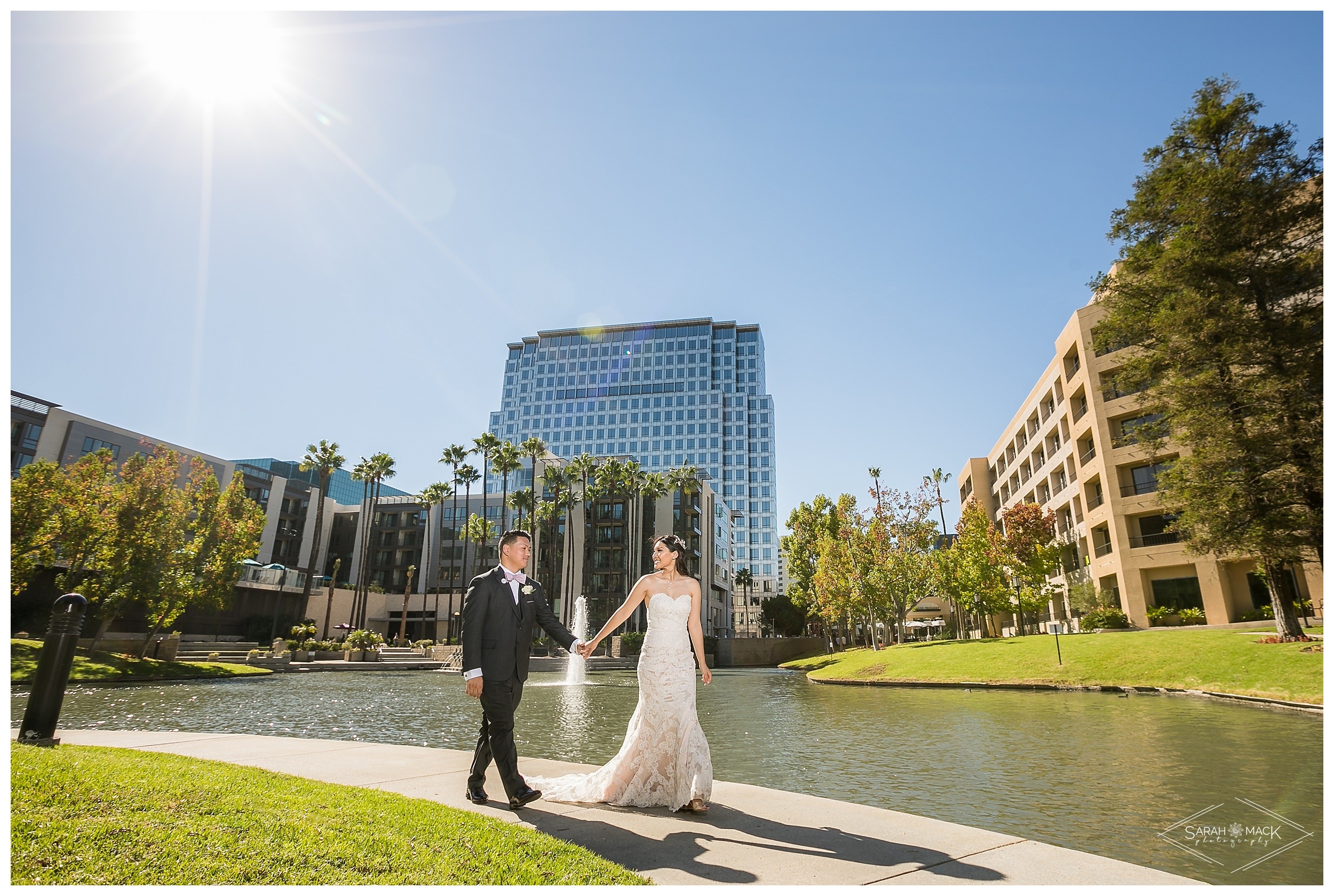 AJ Avenue of the Arts Costa Mesa Wedding Photography