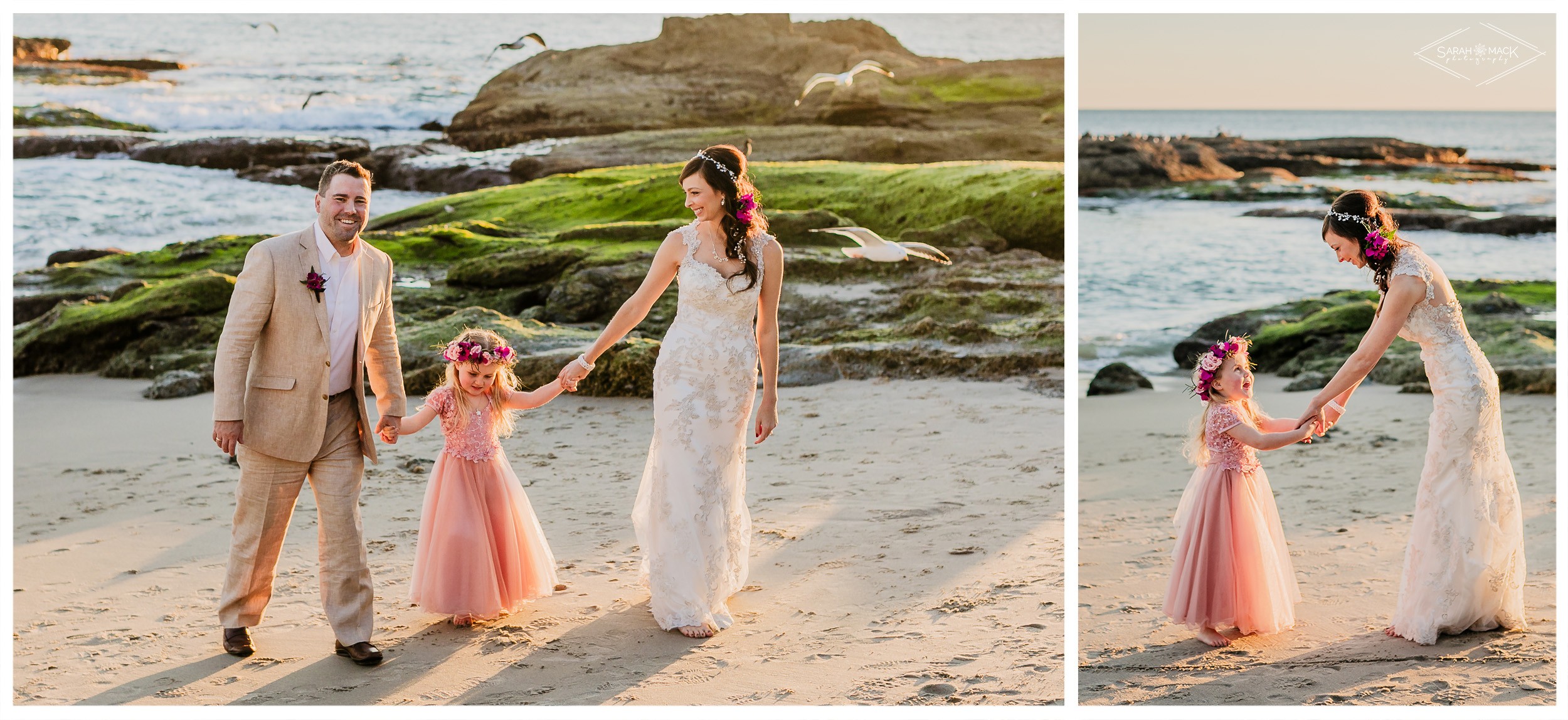 CD Laguna Beach Post Wedding Family Photography