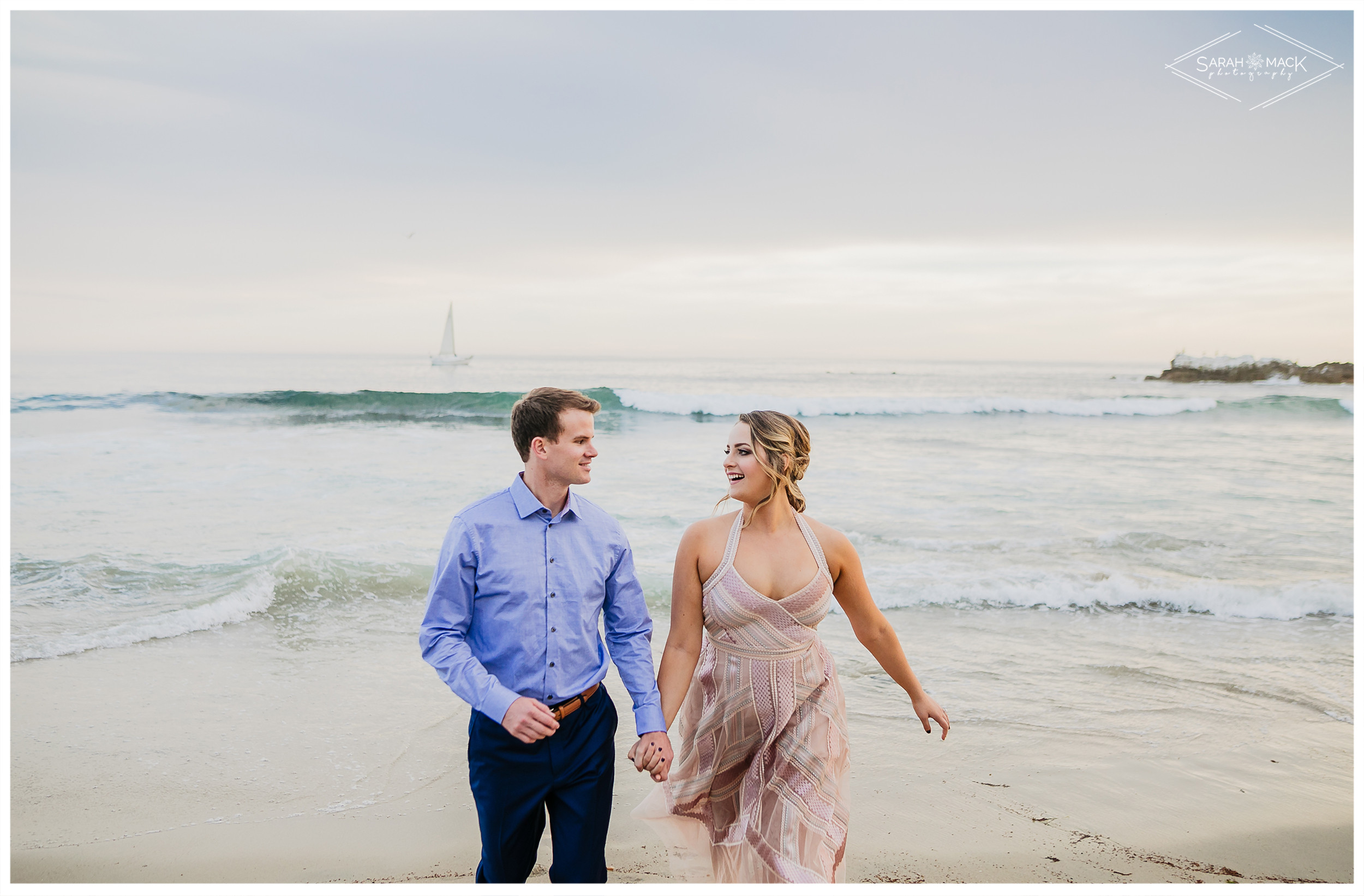 EA Little Corona Newport Beach Engagement Photography