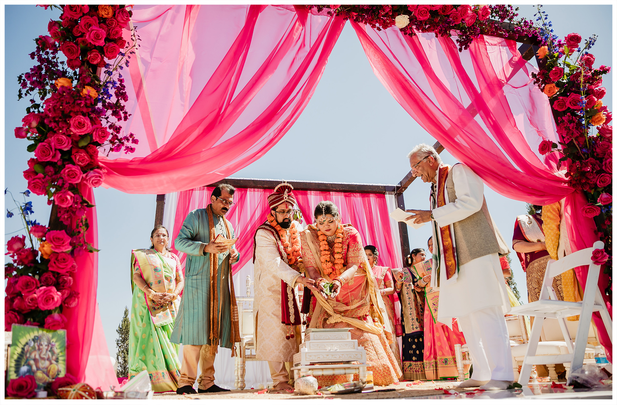 RC Eagle Glen Golf Course Indian Wedding Photography