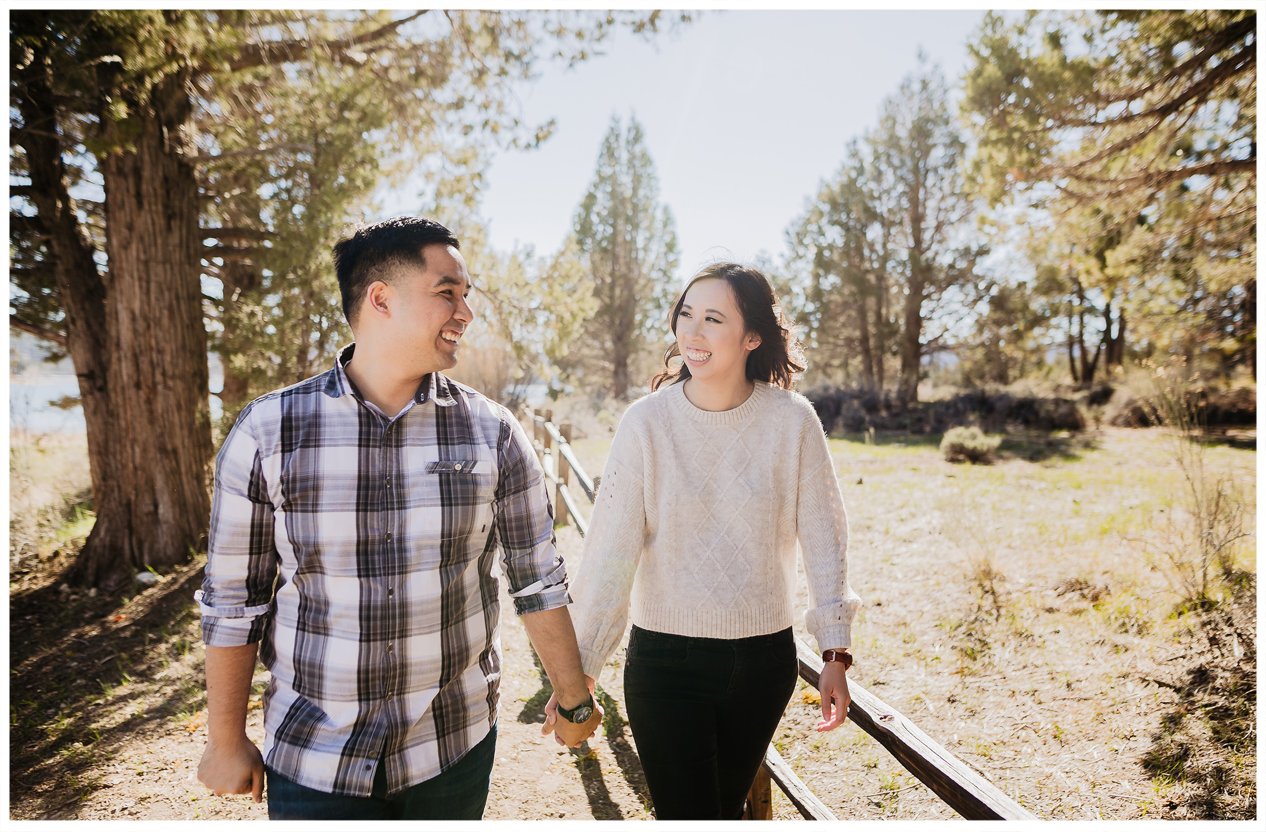 VJ Big Bear Engagement Photography