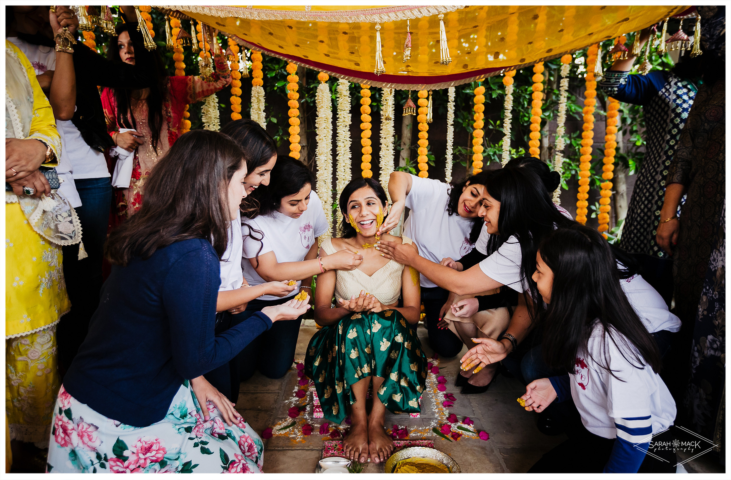 R Orange County Haldi Wedding Photography