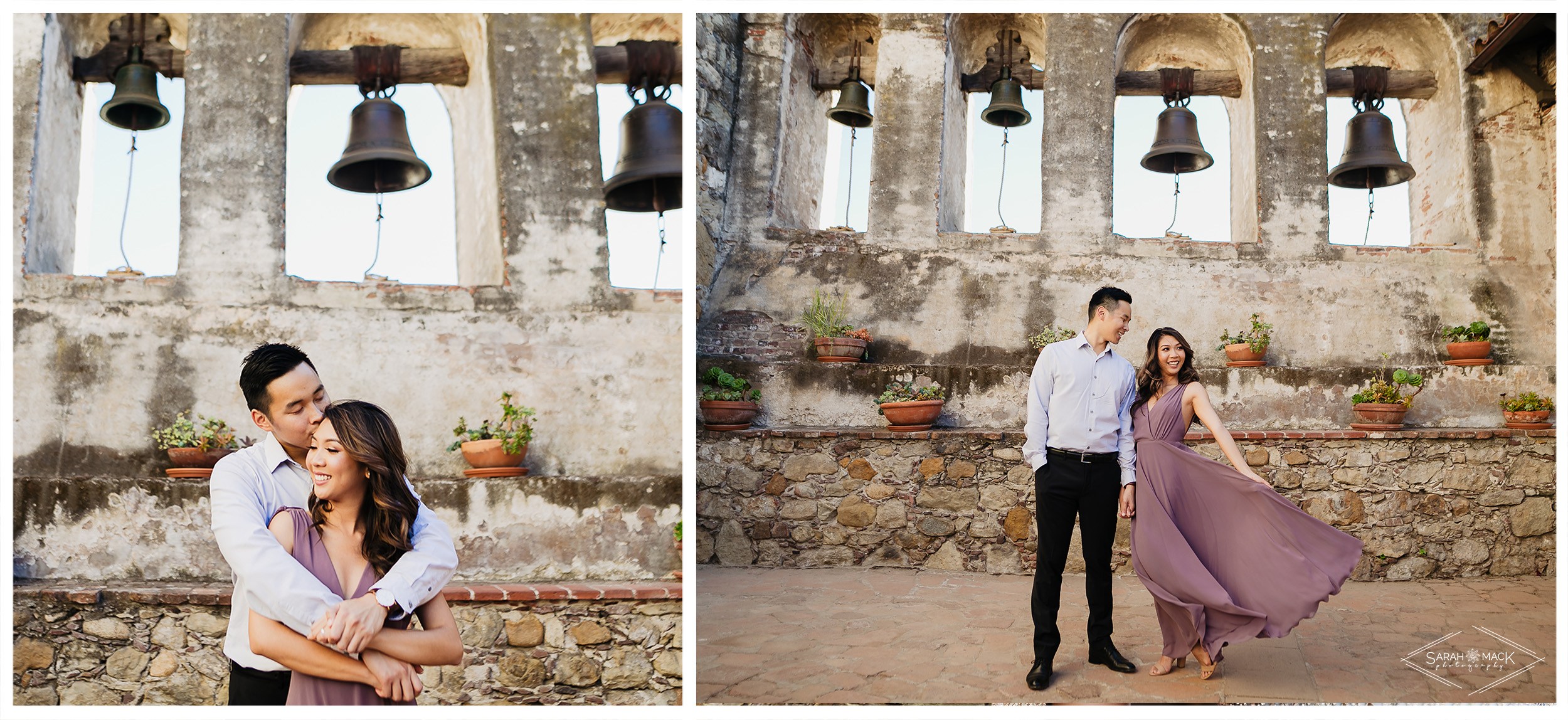 VA Mission San Juan Capistrano Engagement Photography