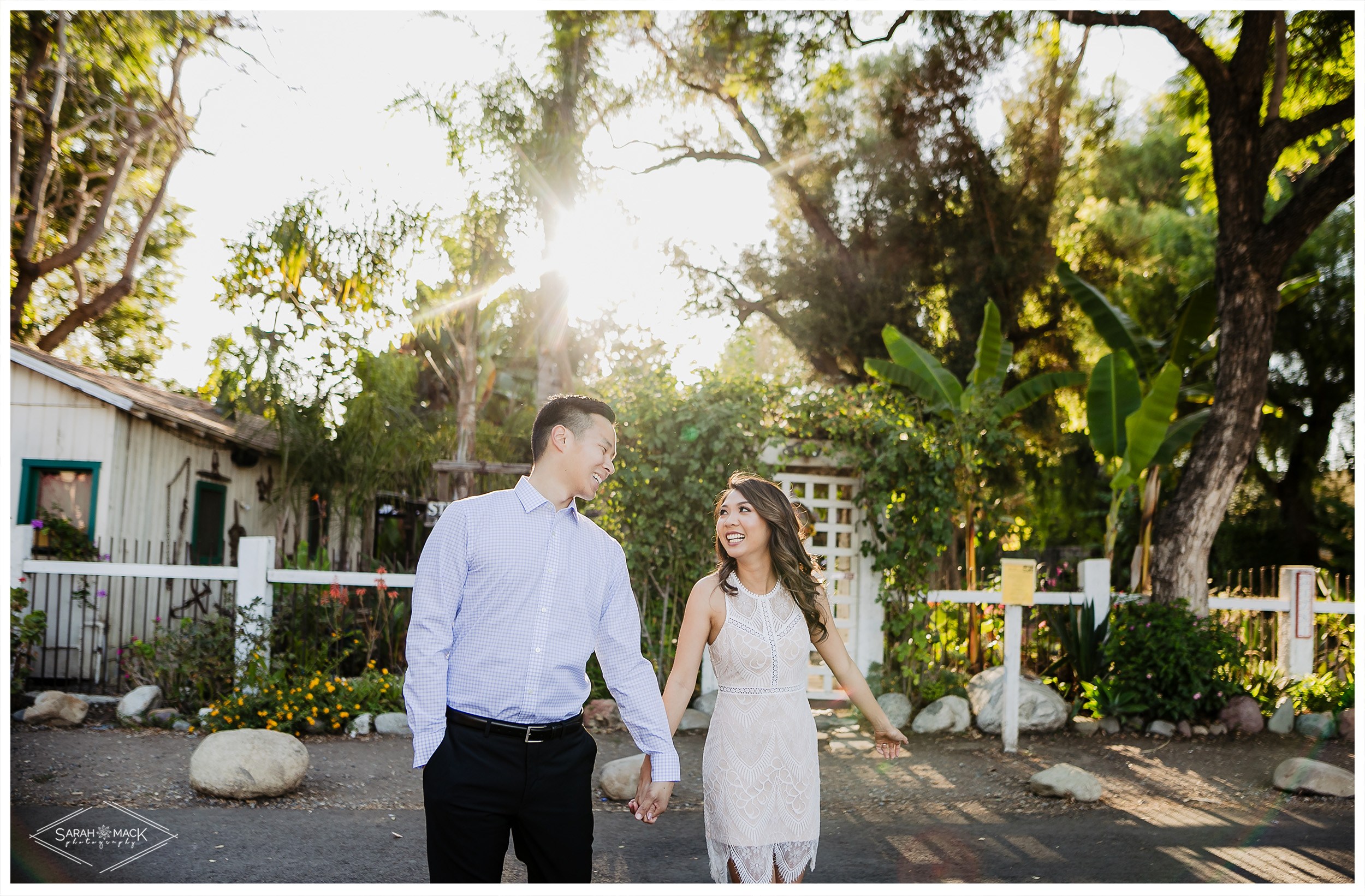 VA Mission San Juan Capistrano Engagement Photography