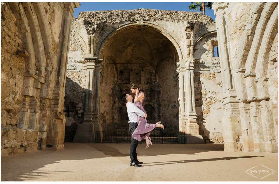 VA Mission San Juan Capistrano Engagement Photography