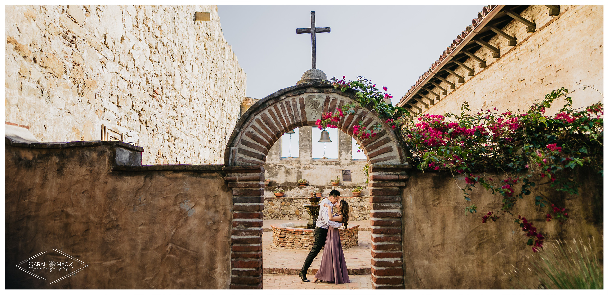 VA Mission San Juan Capistrano Engagement Photography