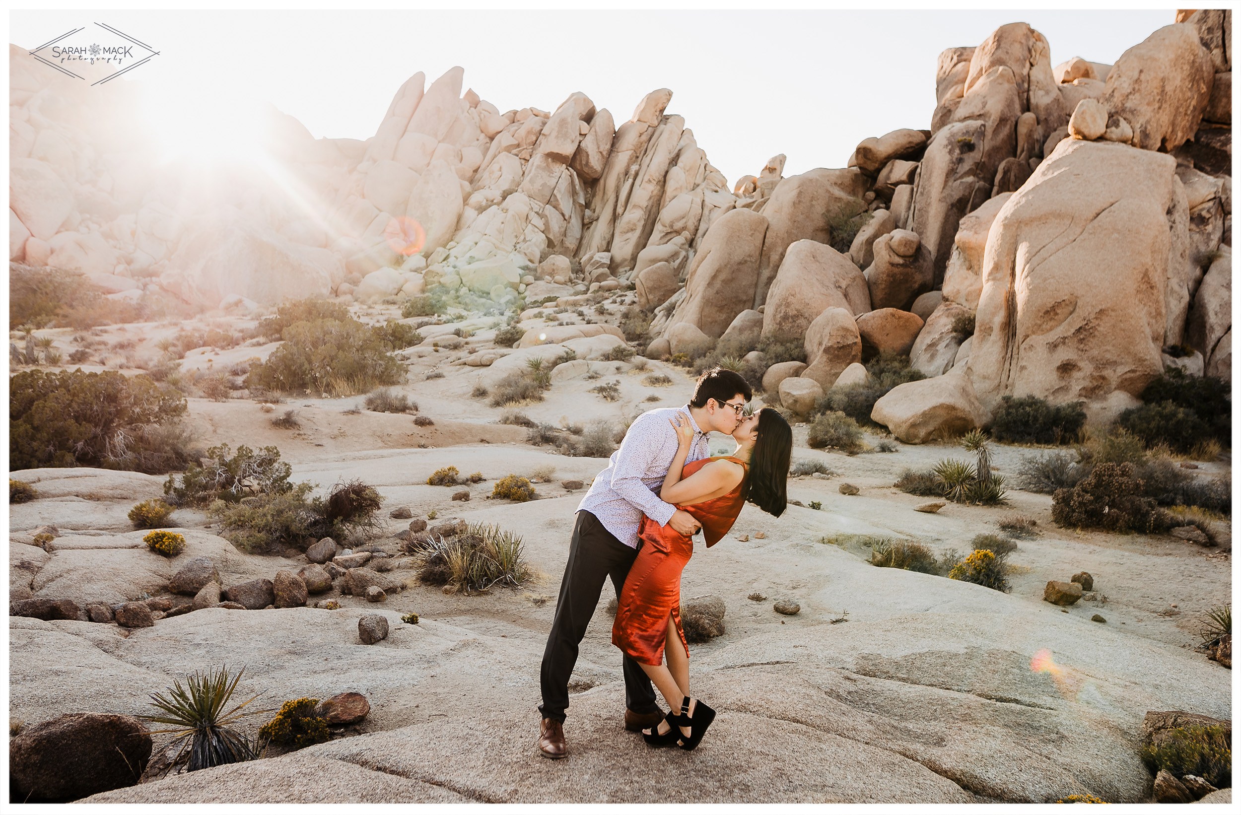 EA Joshua Tree Engagement Photography