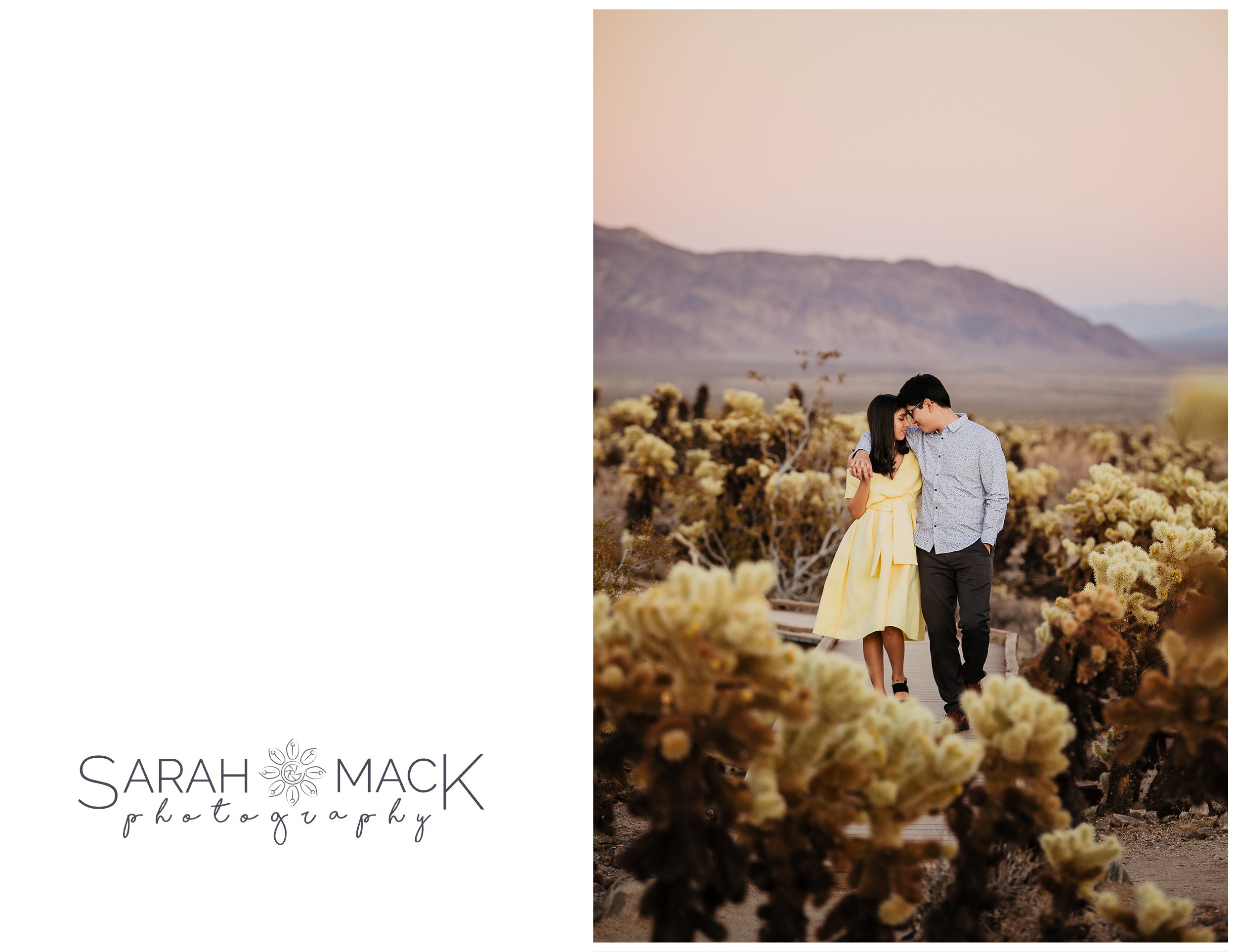 EA Joshua Tree Engagement Photography