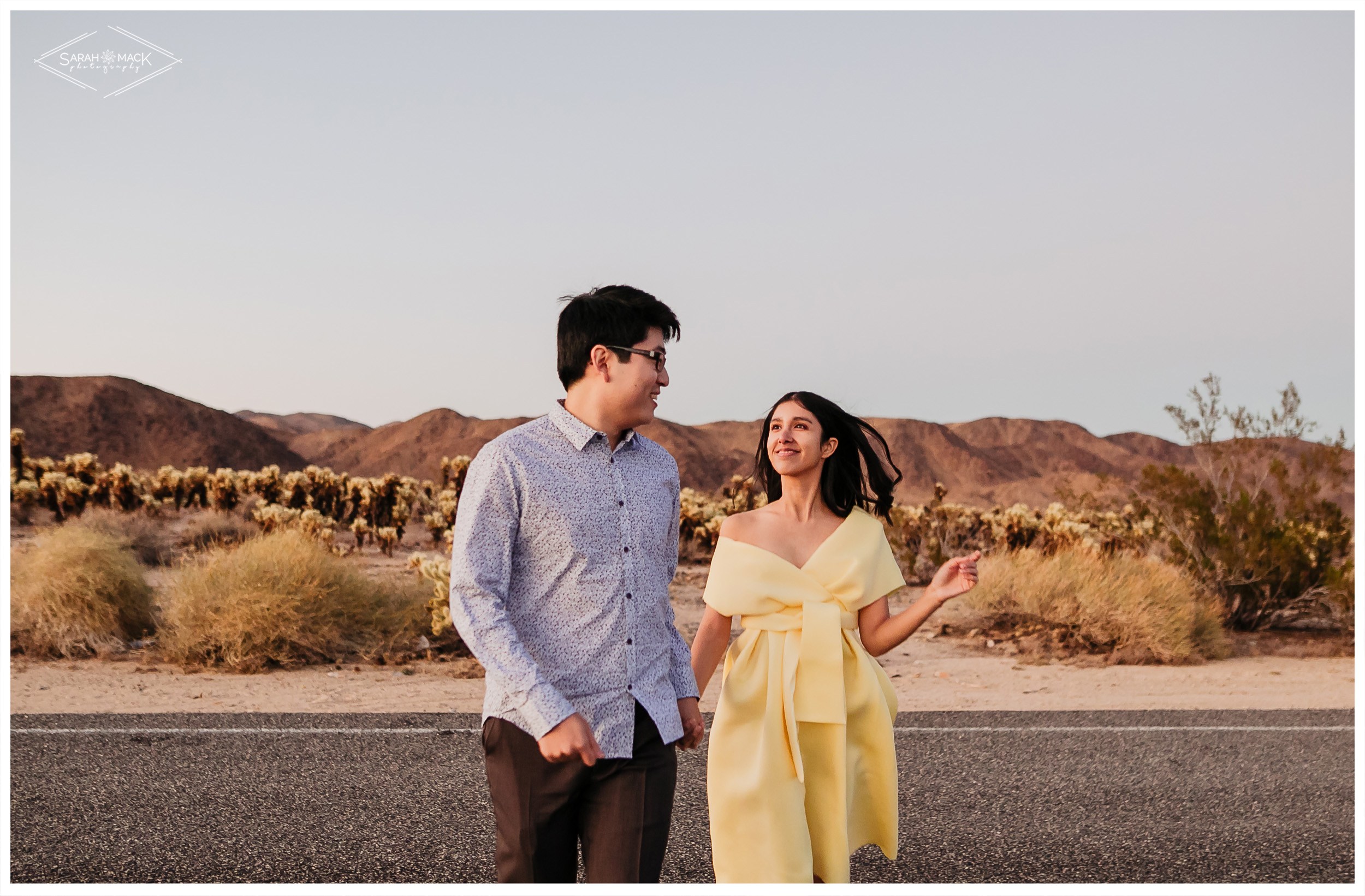 EA Joshua Tree Engagement Photography