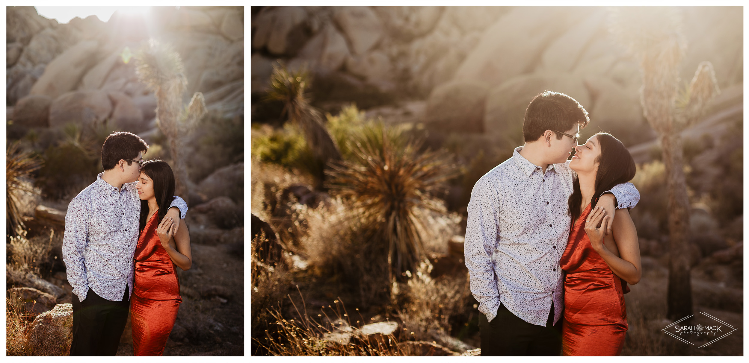 EA Joshua Tree Engagement Photography