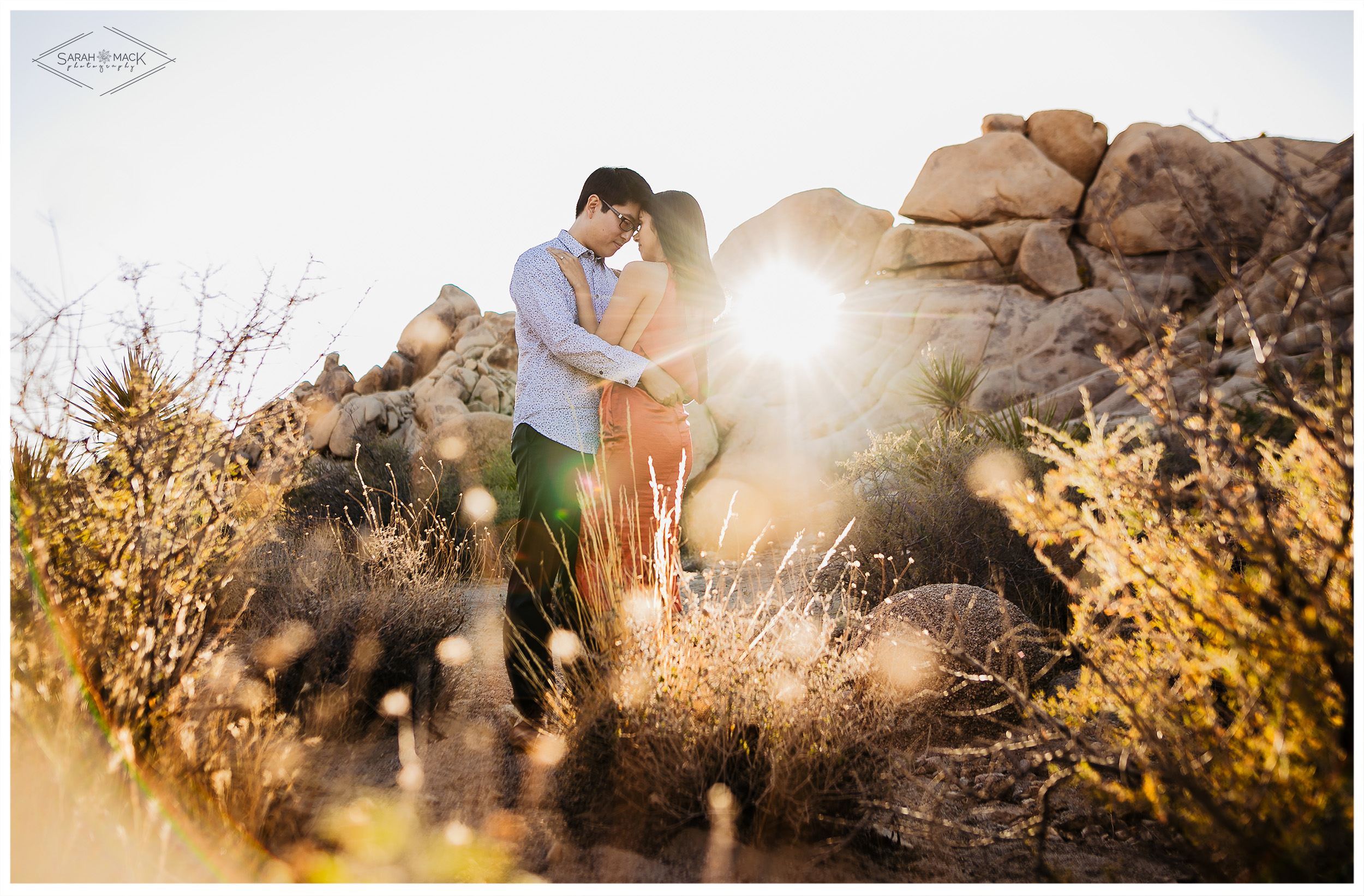 EA Joshua Tree Engagement Photography