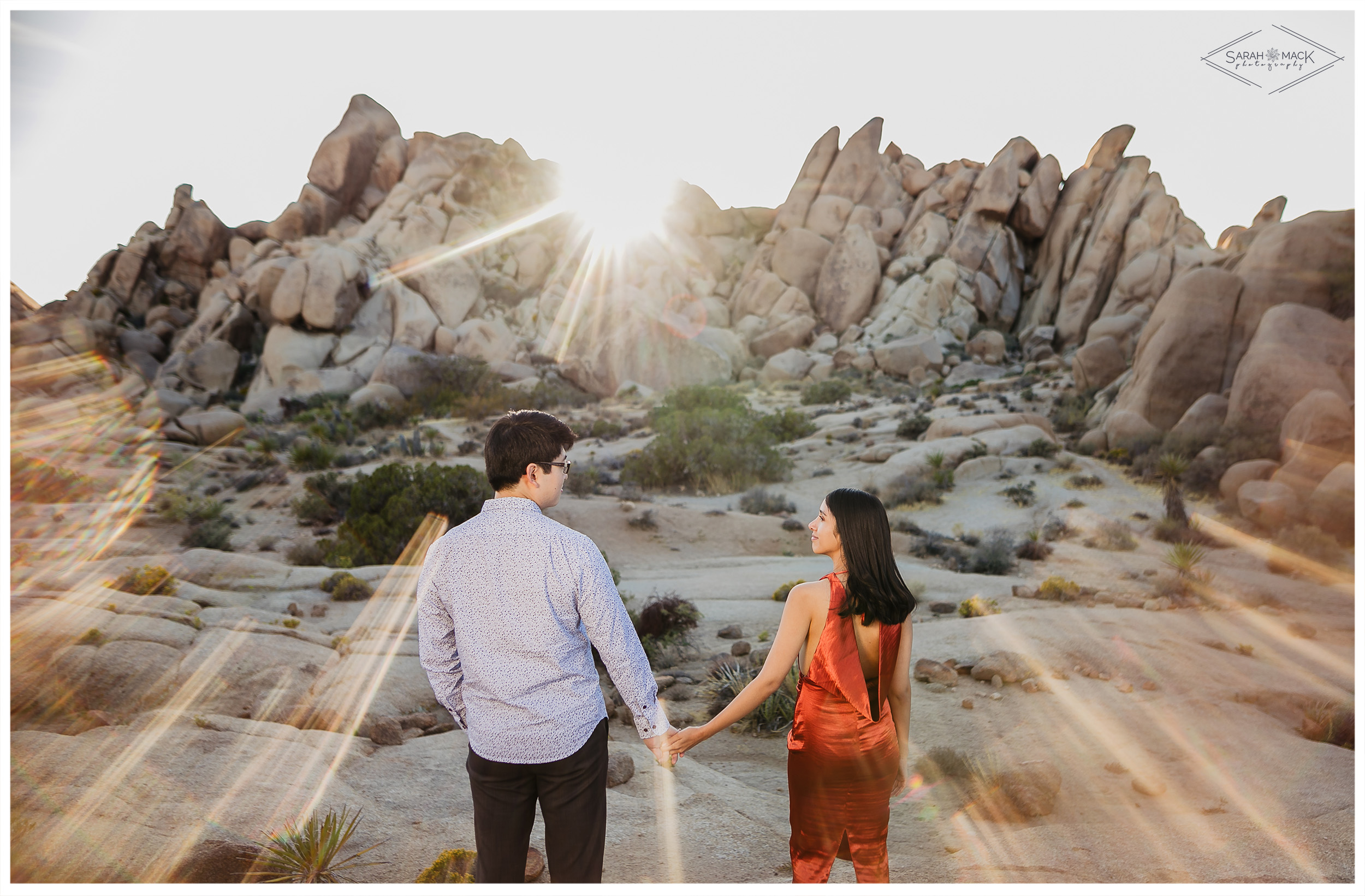 EA Joshua Tree Engagement Photography