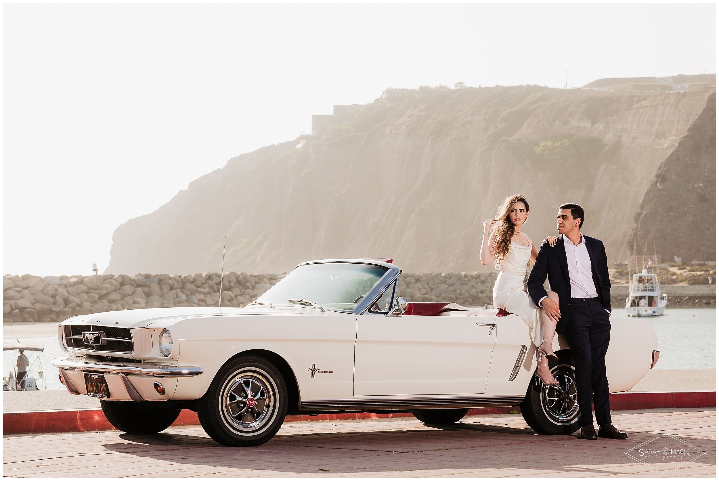 TM Classic Car Orange County Engagement Photography