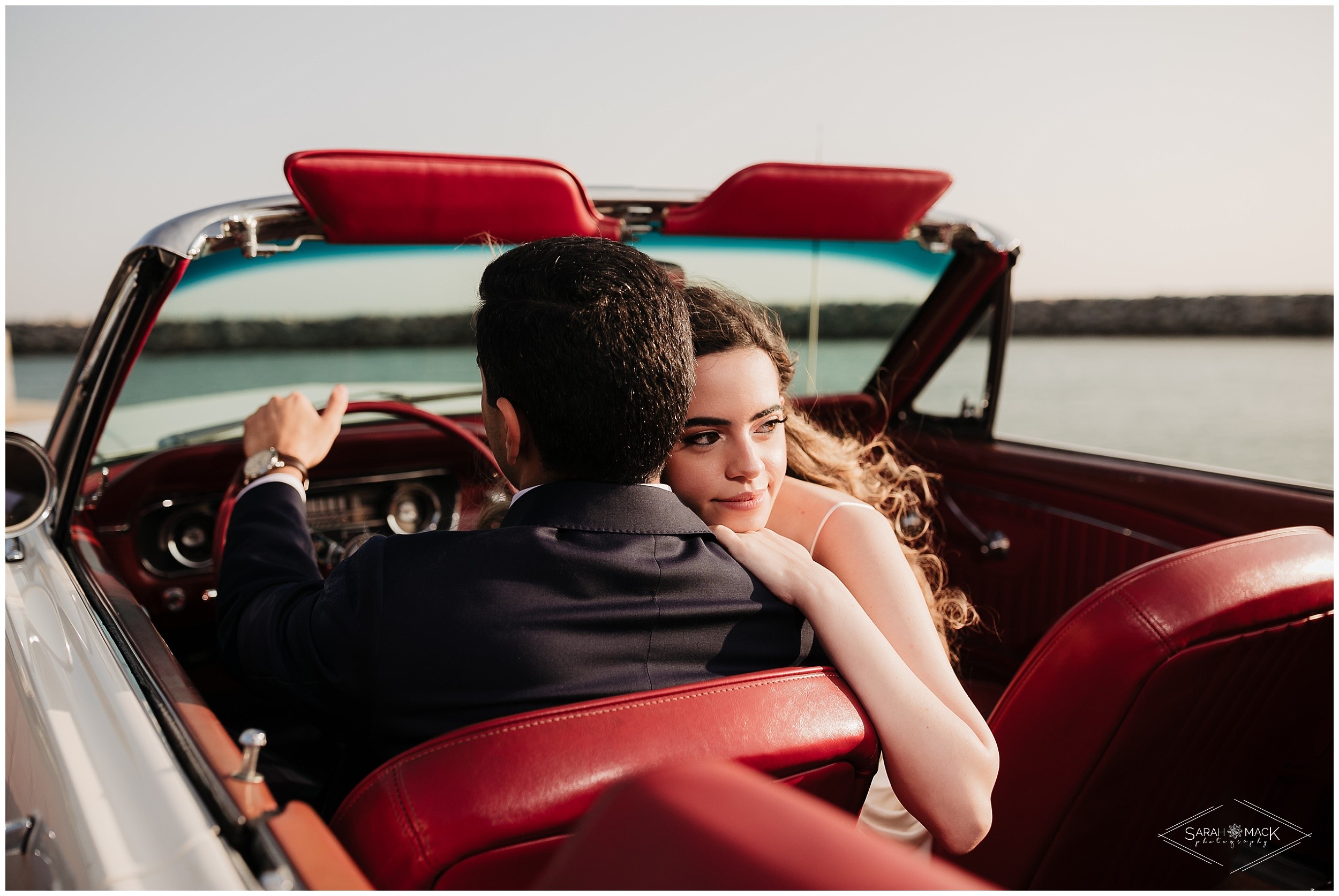 TM Classic Car Orange County Engagement Photography