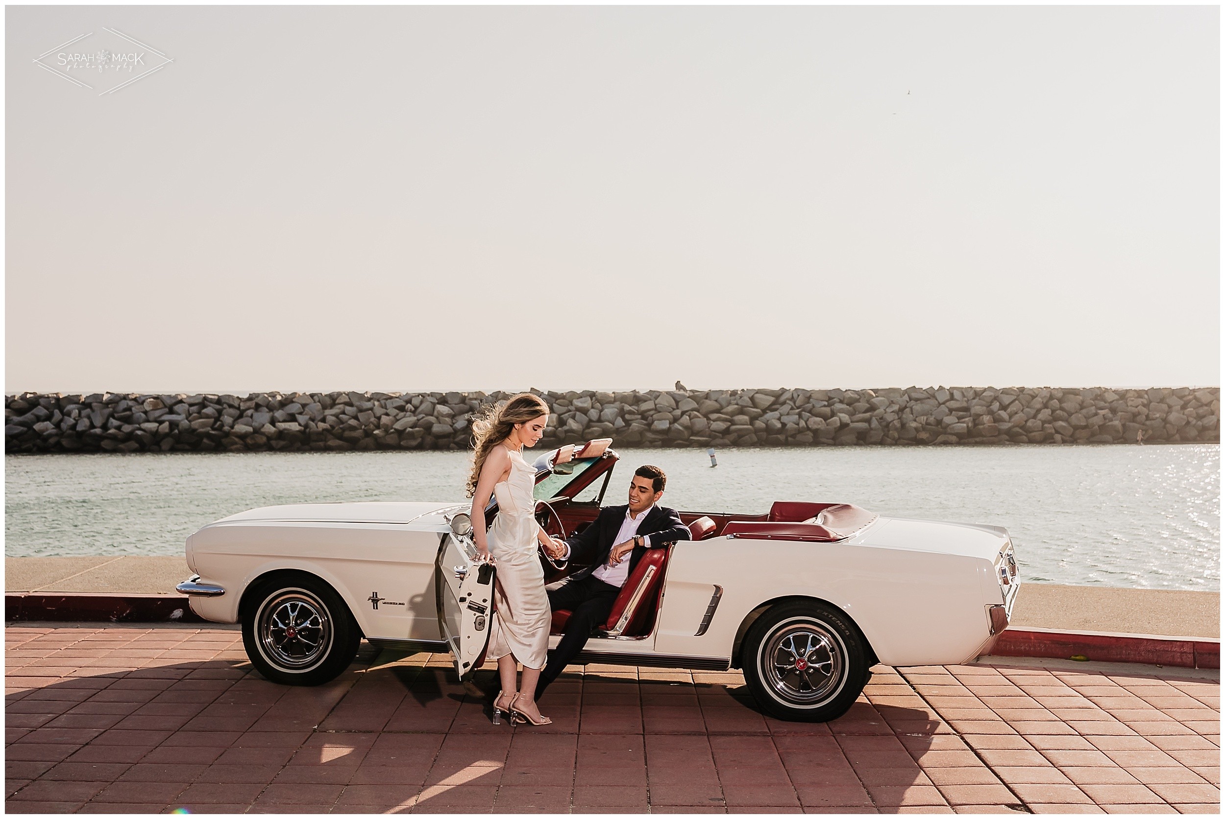 TM Classic Car Orange County Engagement Photography