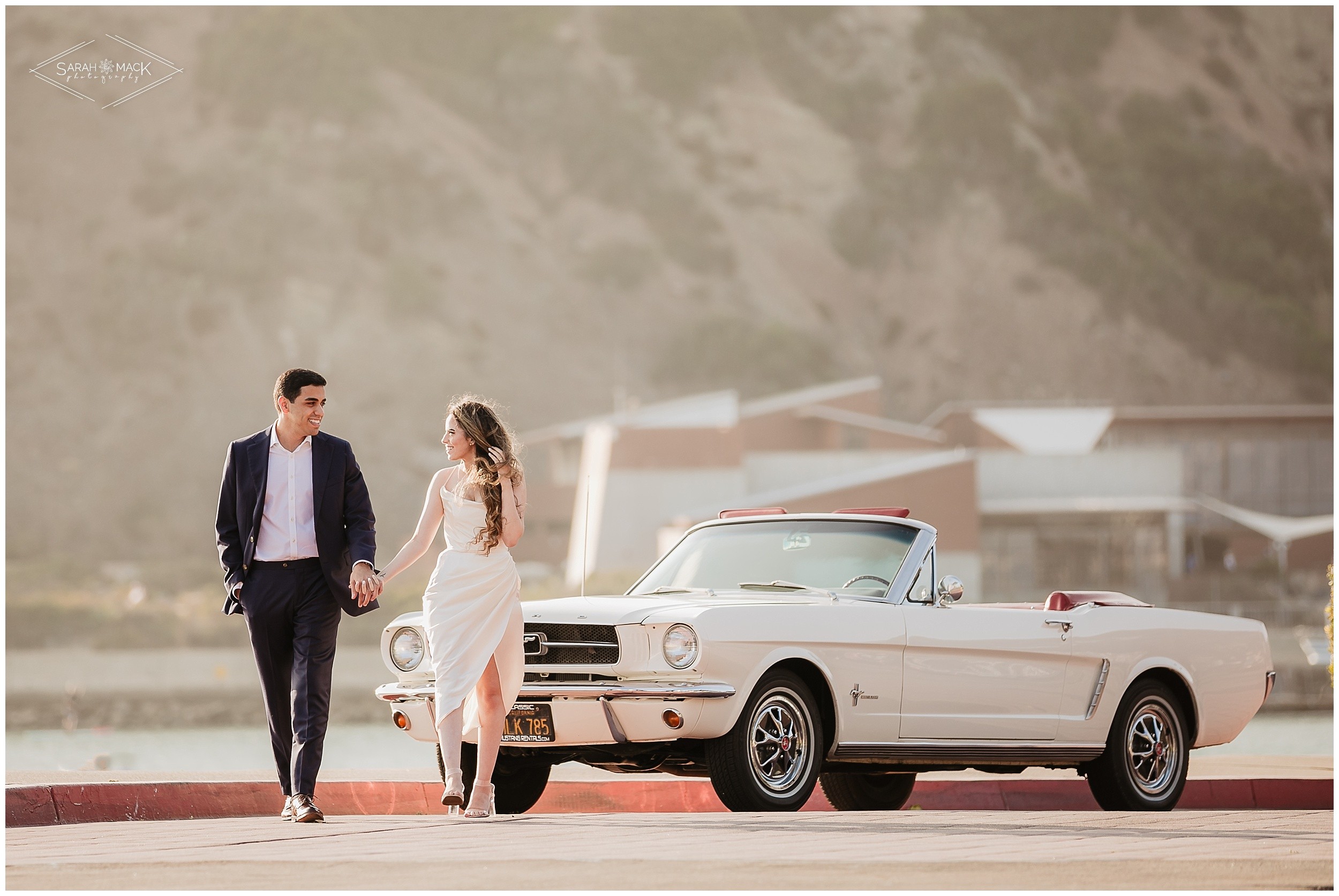 TM Classic Car Orange County Engagement Photography