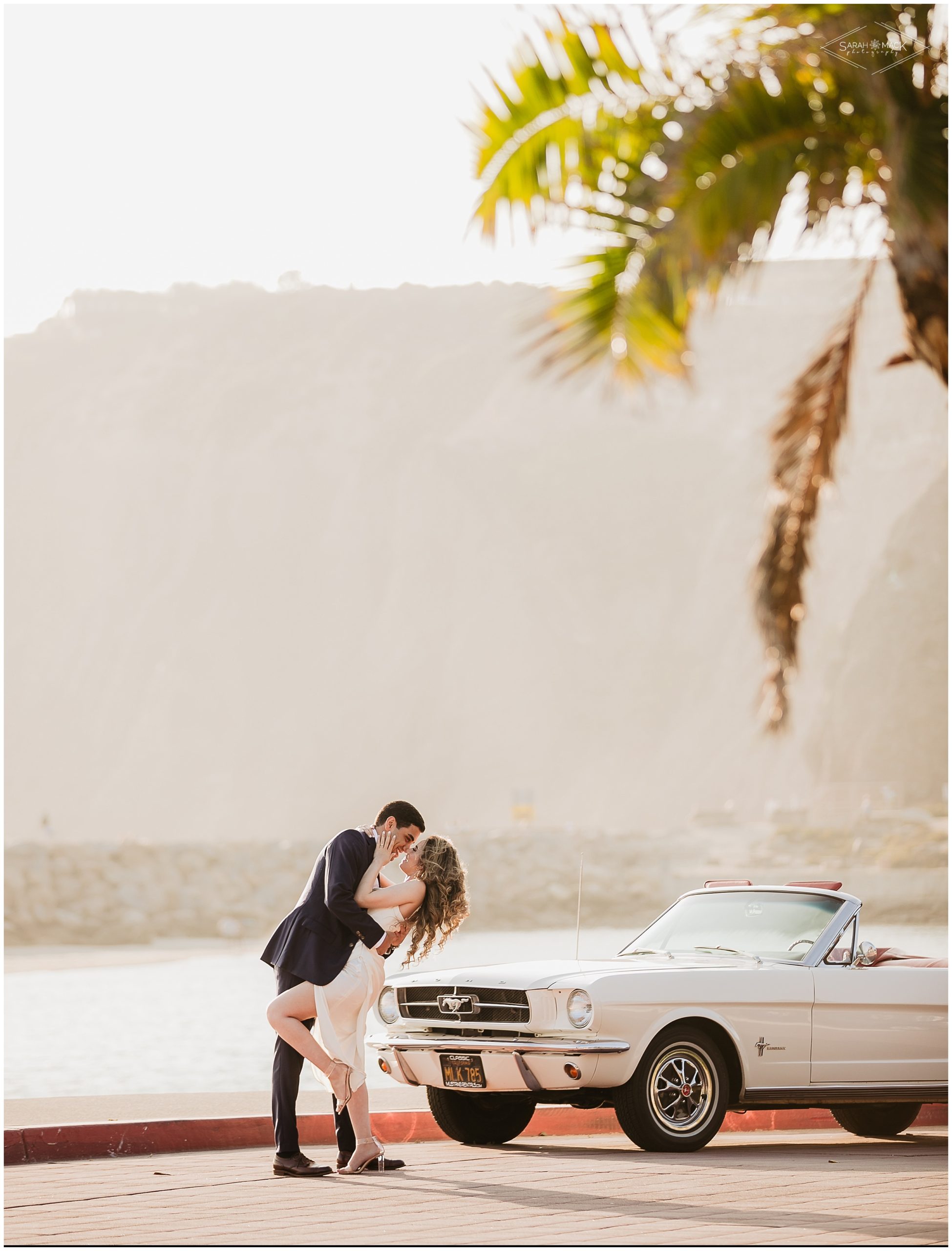 TM Classic Car Orange County Engagement Photography