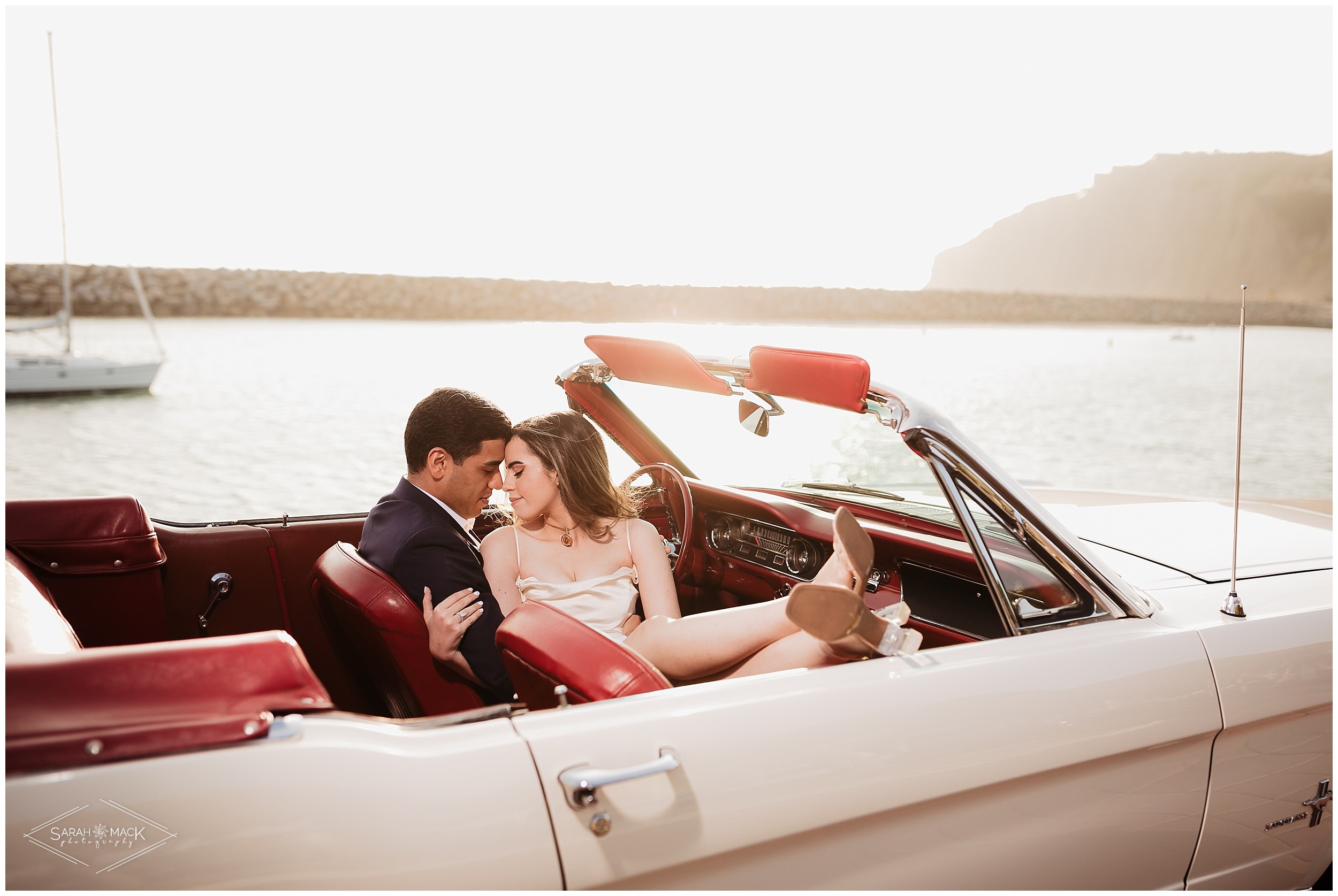 TM Classic Car Orange County Engagement Photography