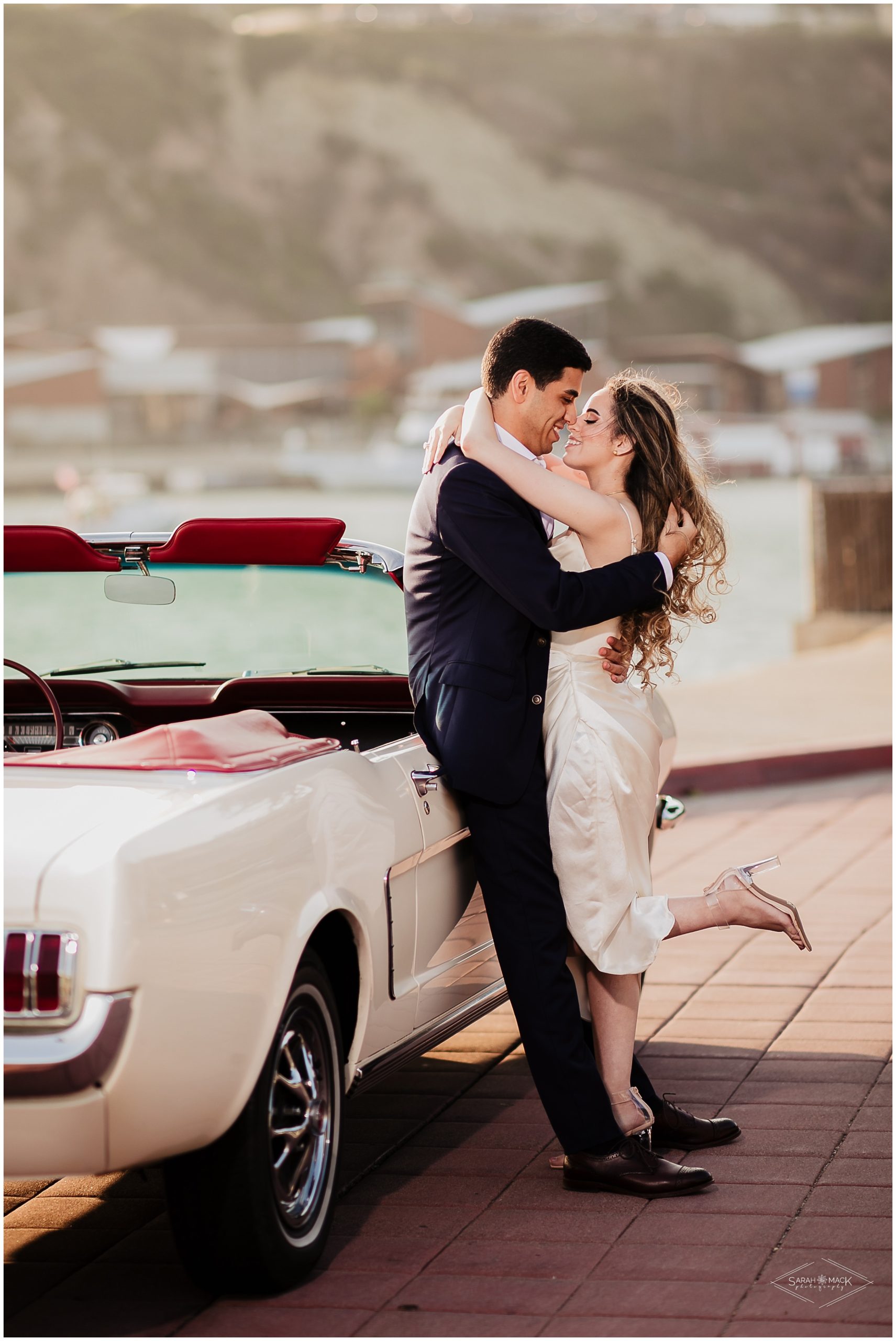 TM Classic Car Orange County Engagement Photography