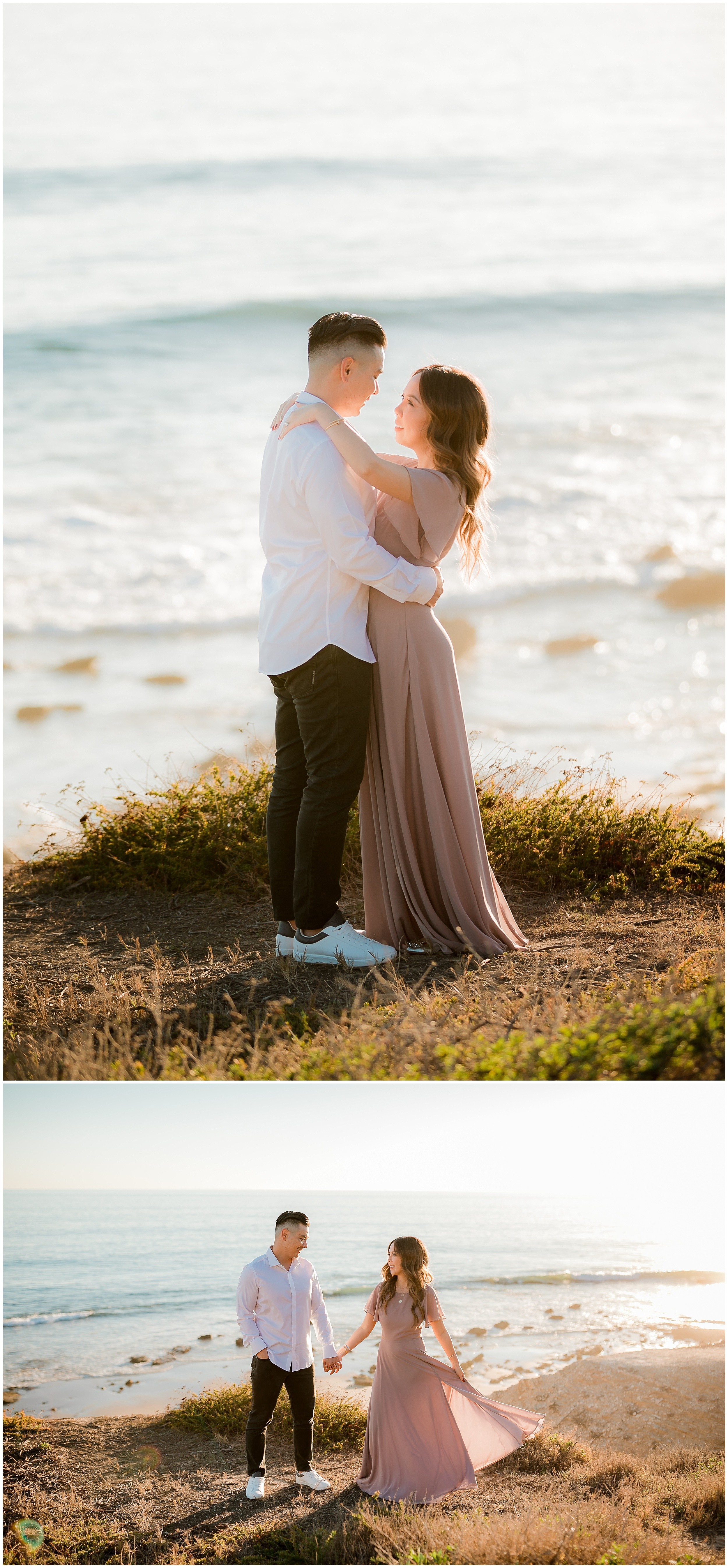 SC Crystal Cove Proposal Couples Photography