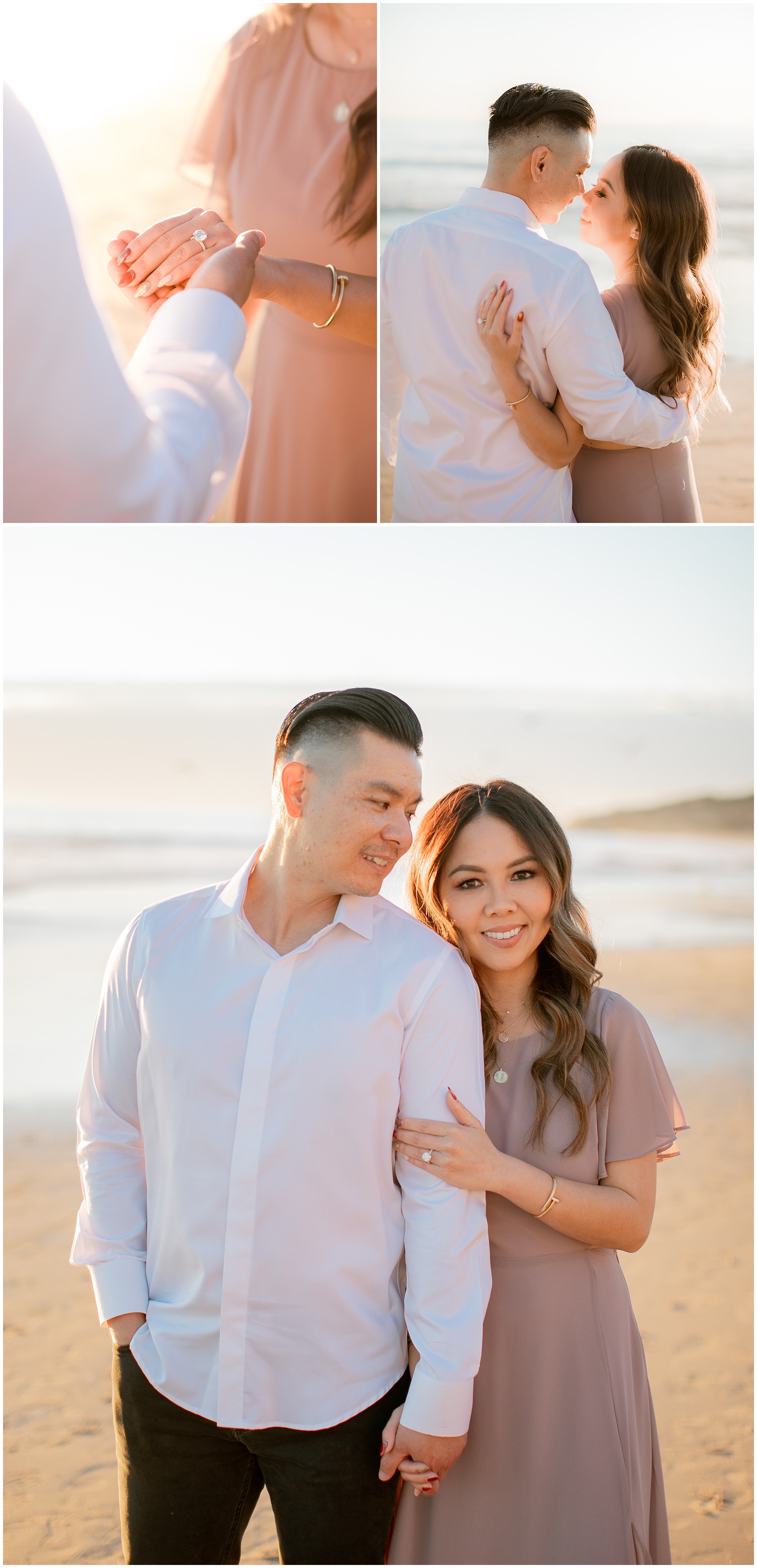 SC Crystal Cove Proposal Couples Photography