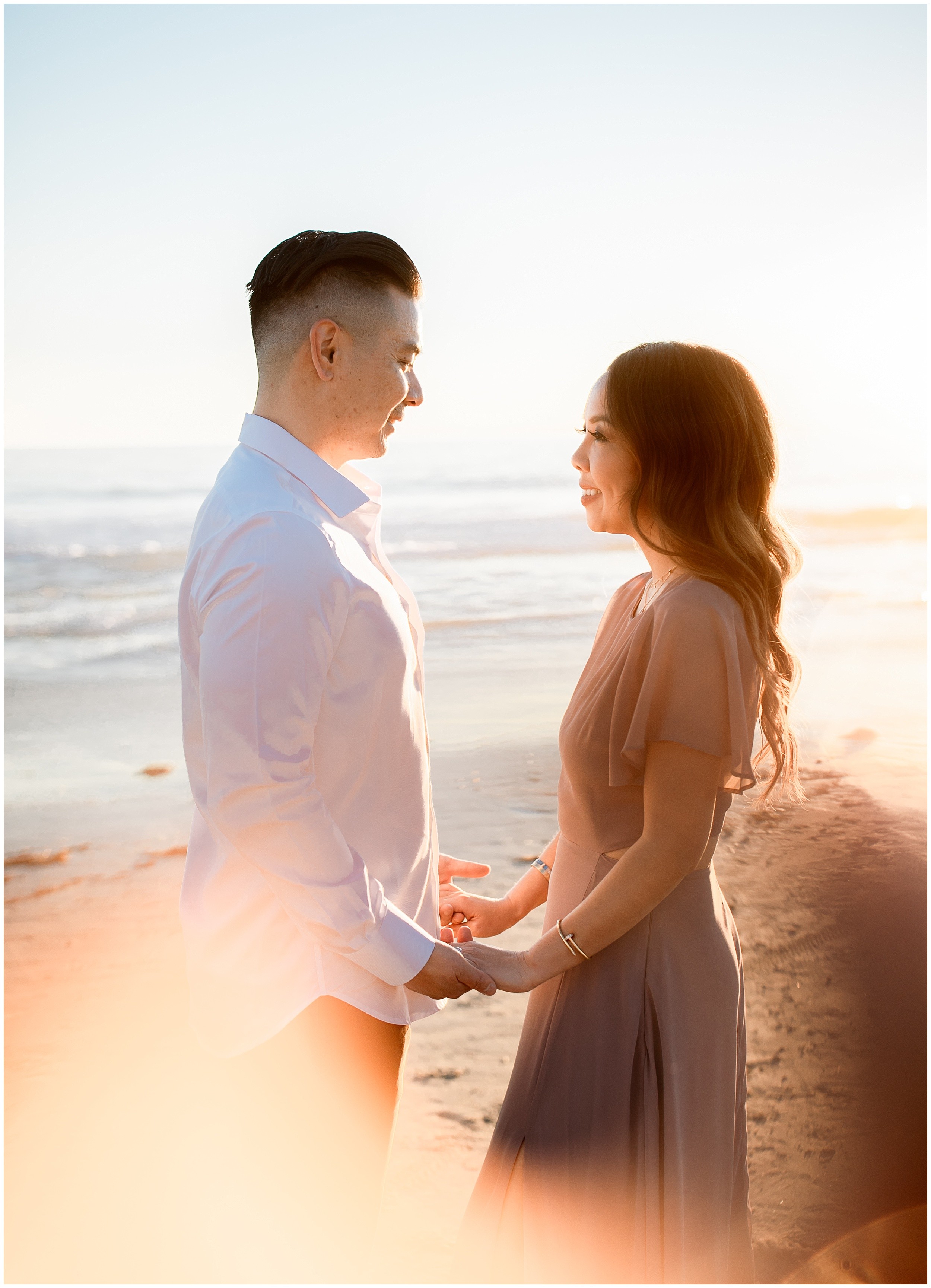 SC Crystal Cove Proposal Couples Photography