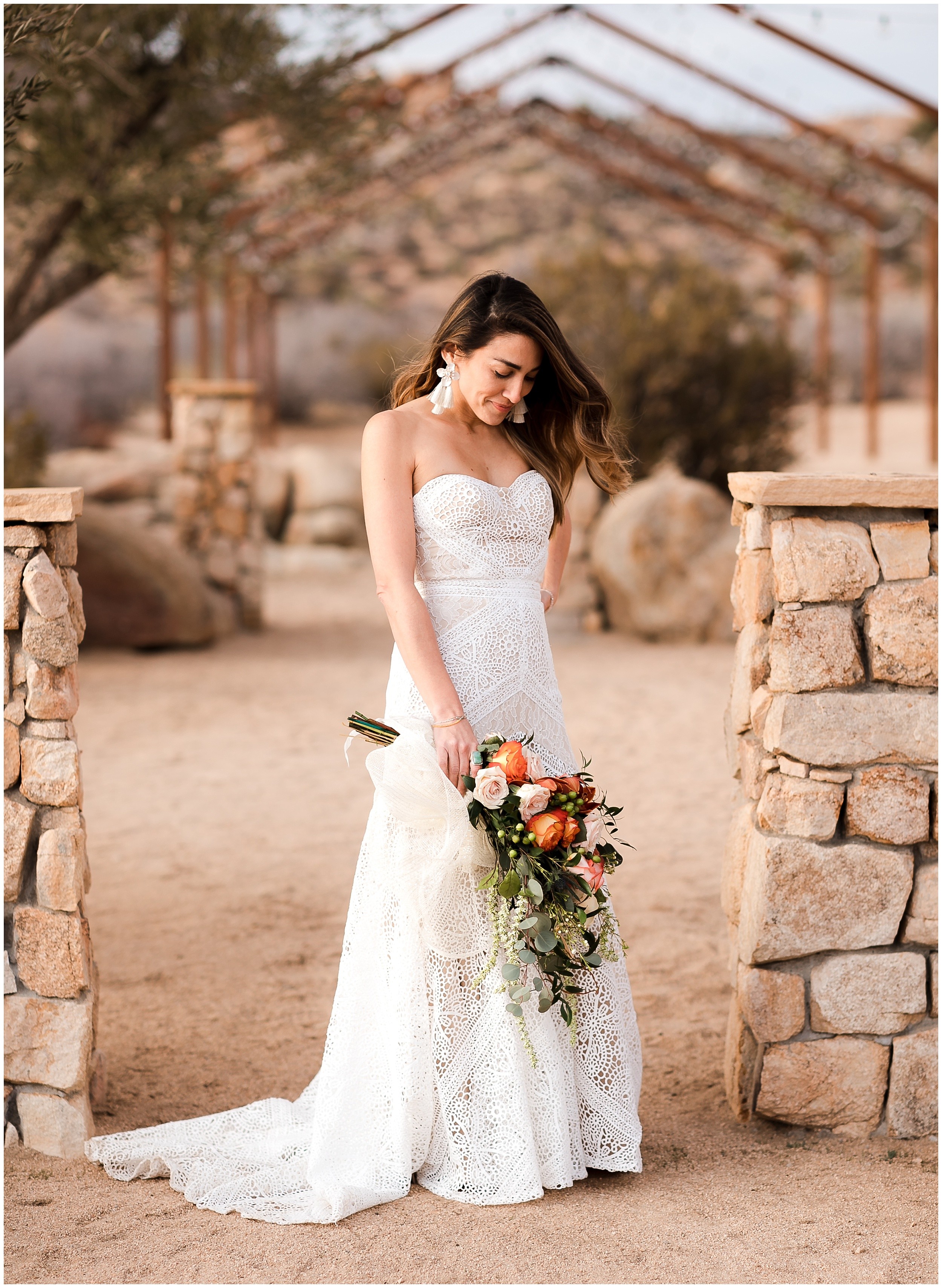 AM The Ruin Venue Josha Tree Wedding Photography