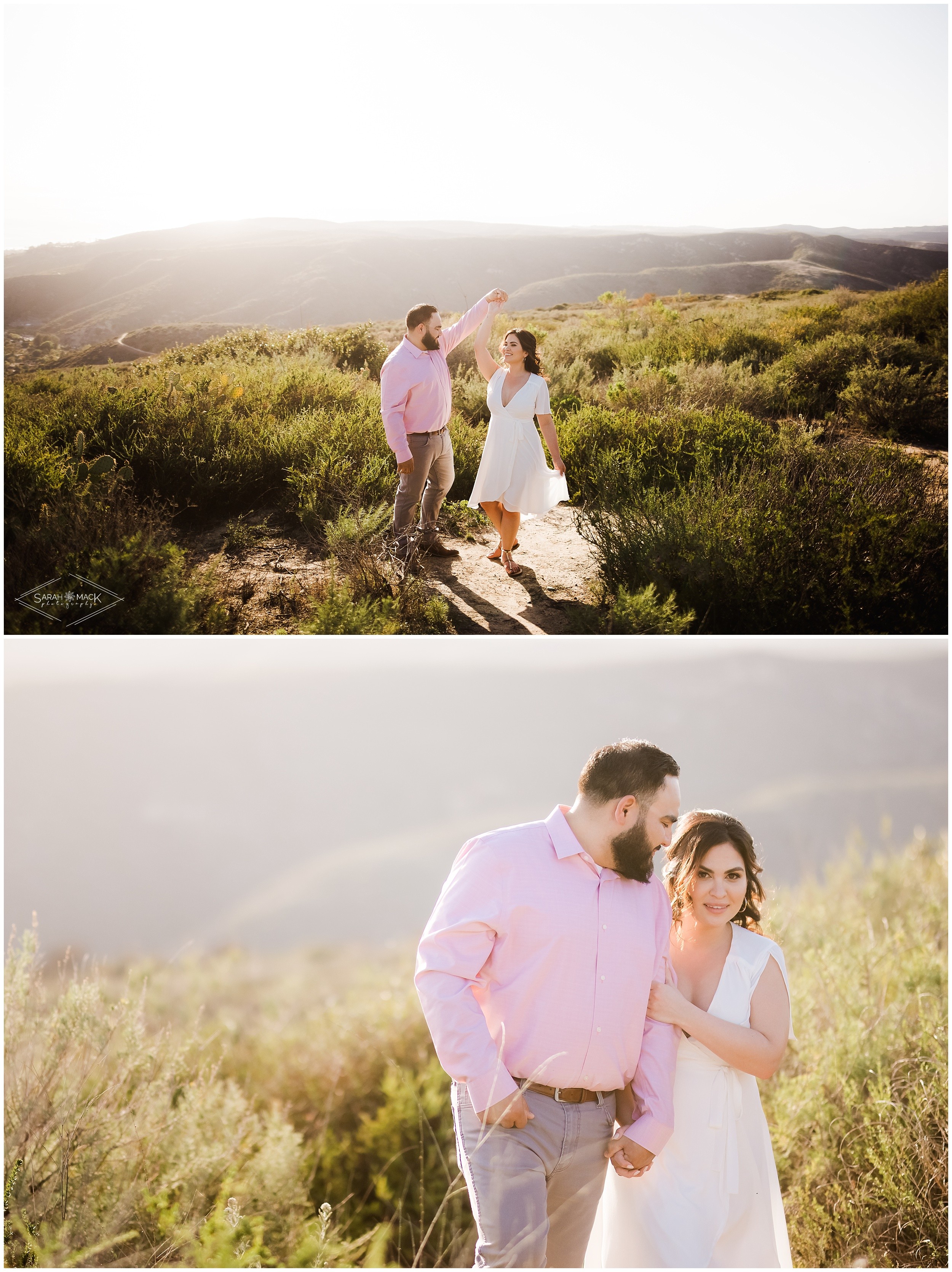 DR Laguna Beach Top of World Engagement Photography