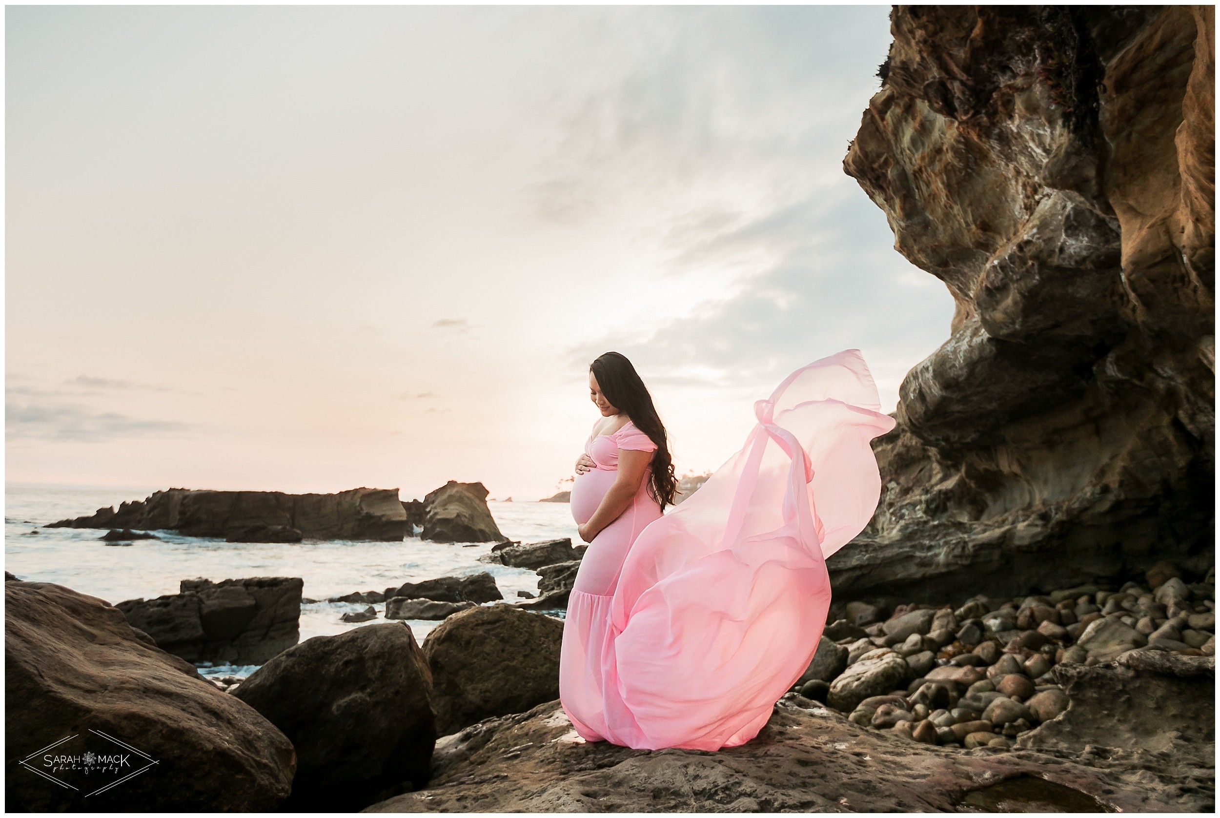 LR Laguna Beach Maternity Session