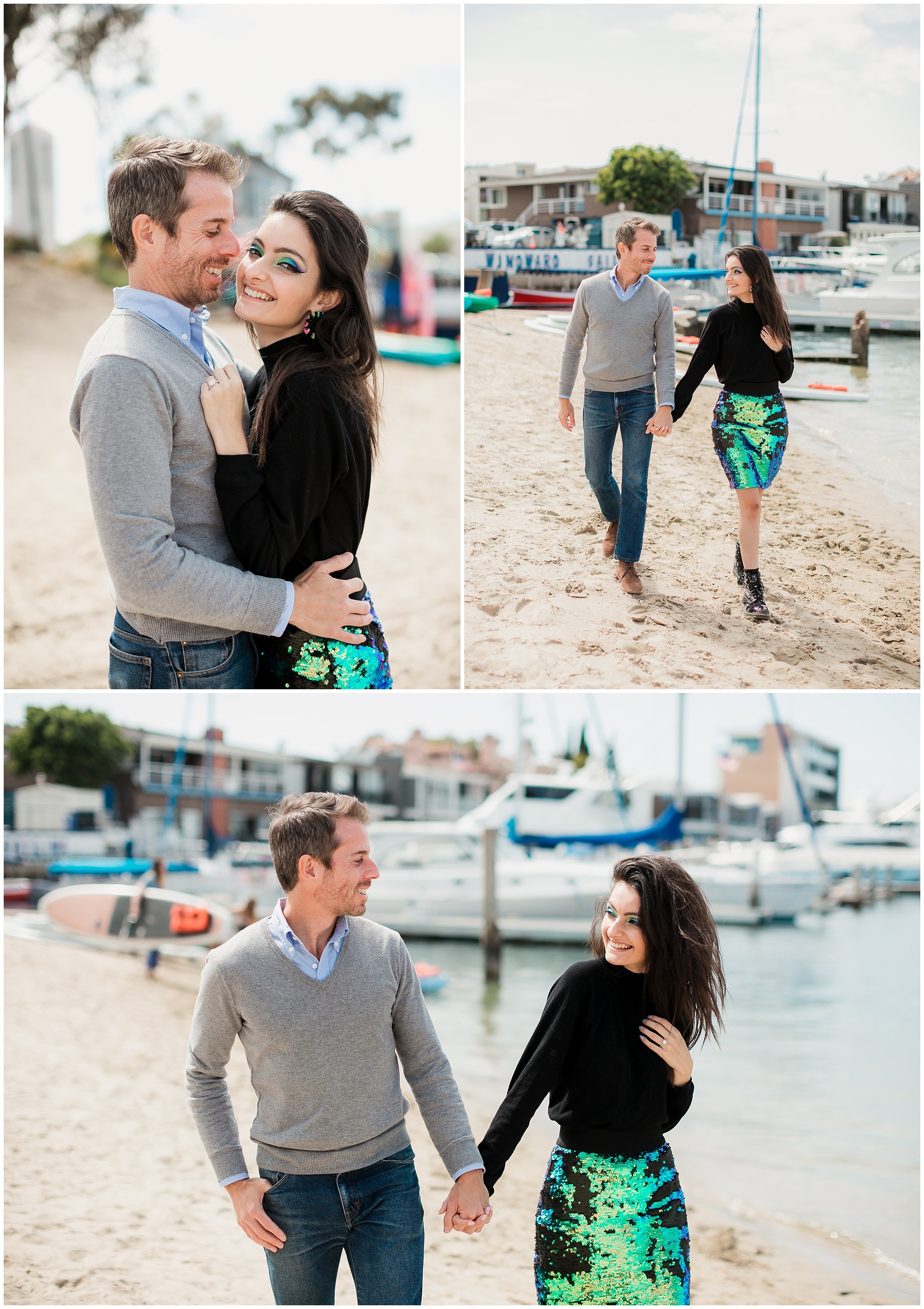 MM Newport Beach Proposal Couples Photography