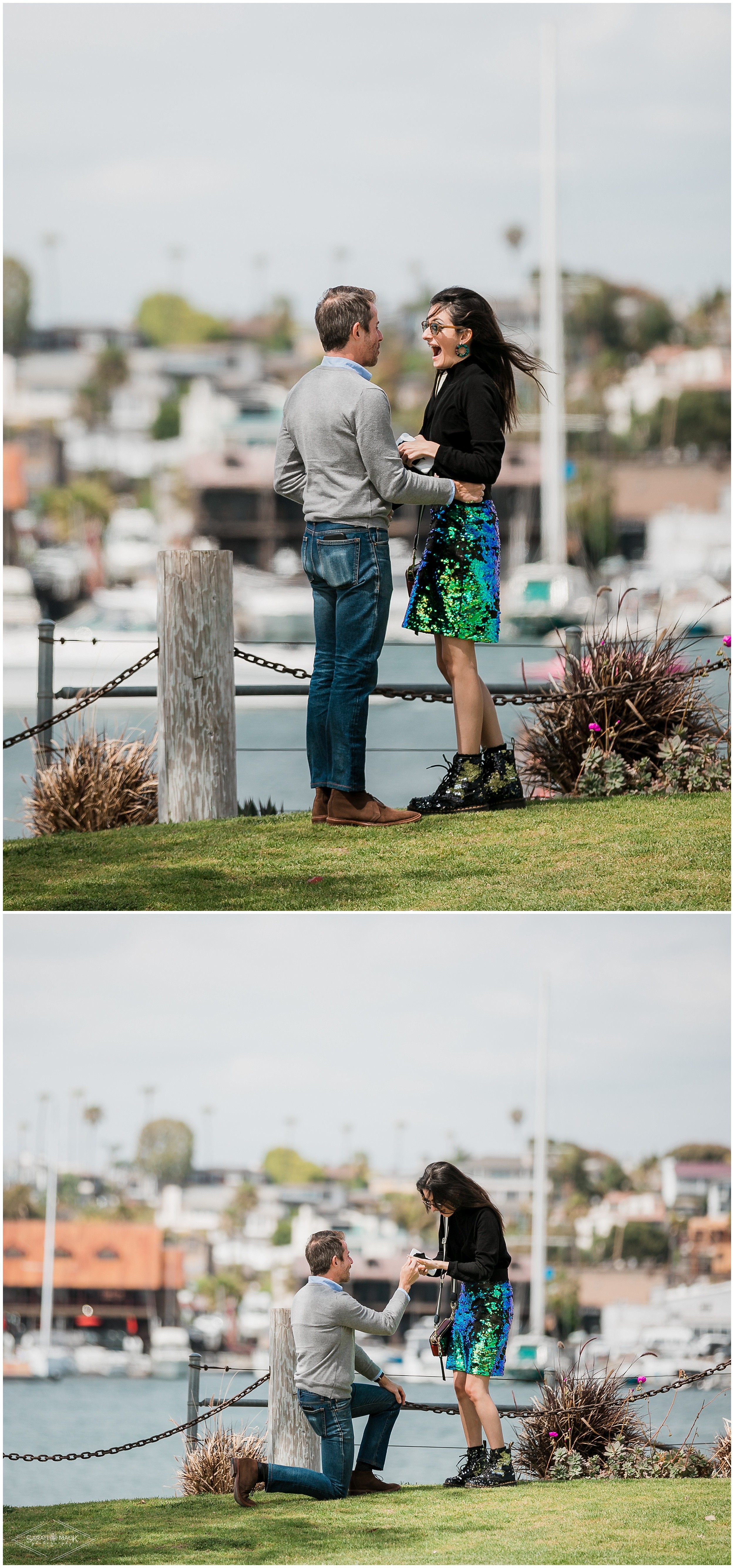 MM Newport Beach Proposal Couples Photography