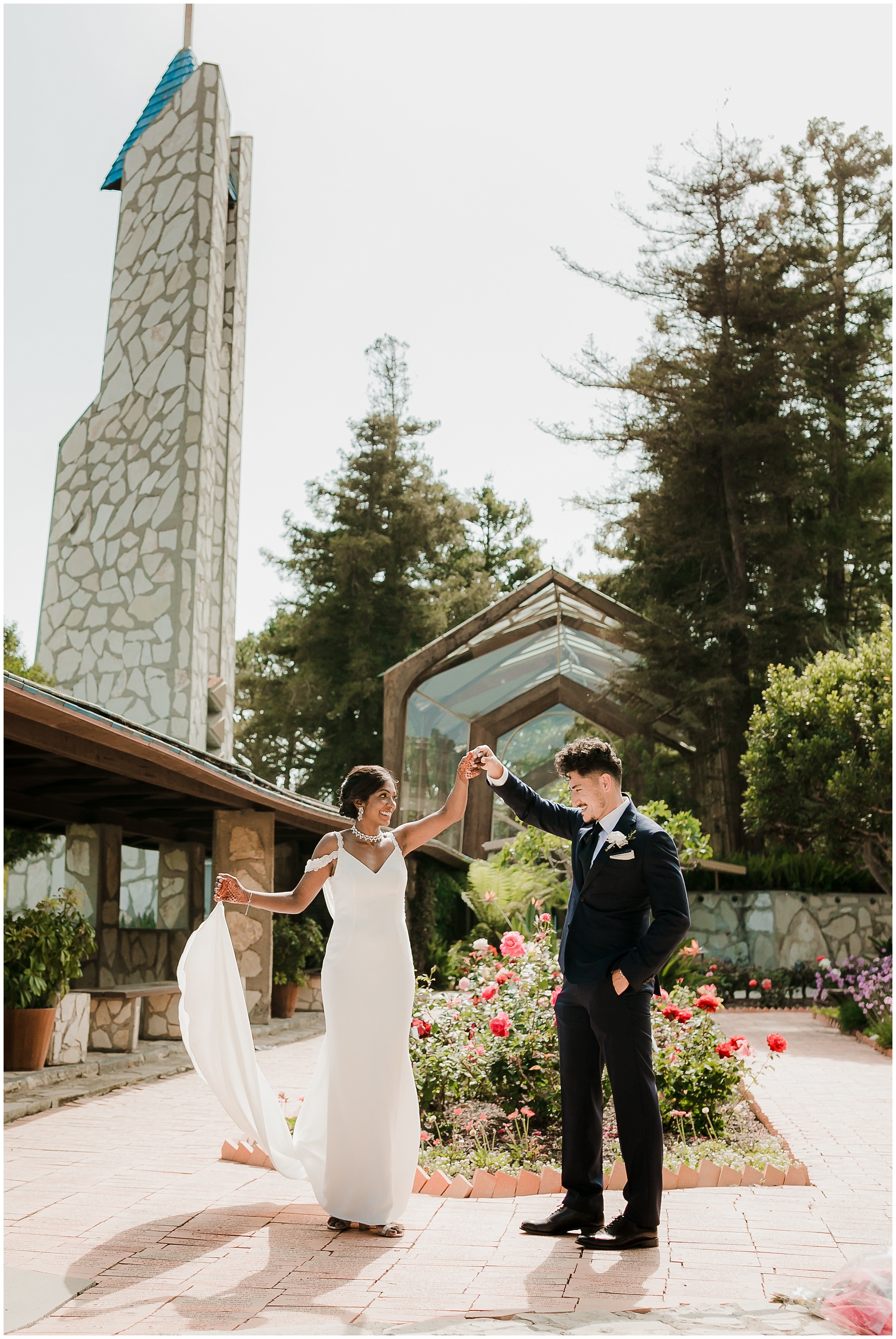 NJ Wayfarers Chapel Terranea Wedding Photography