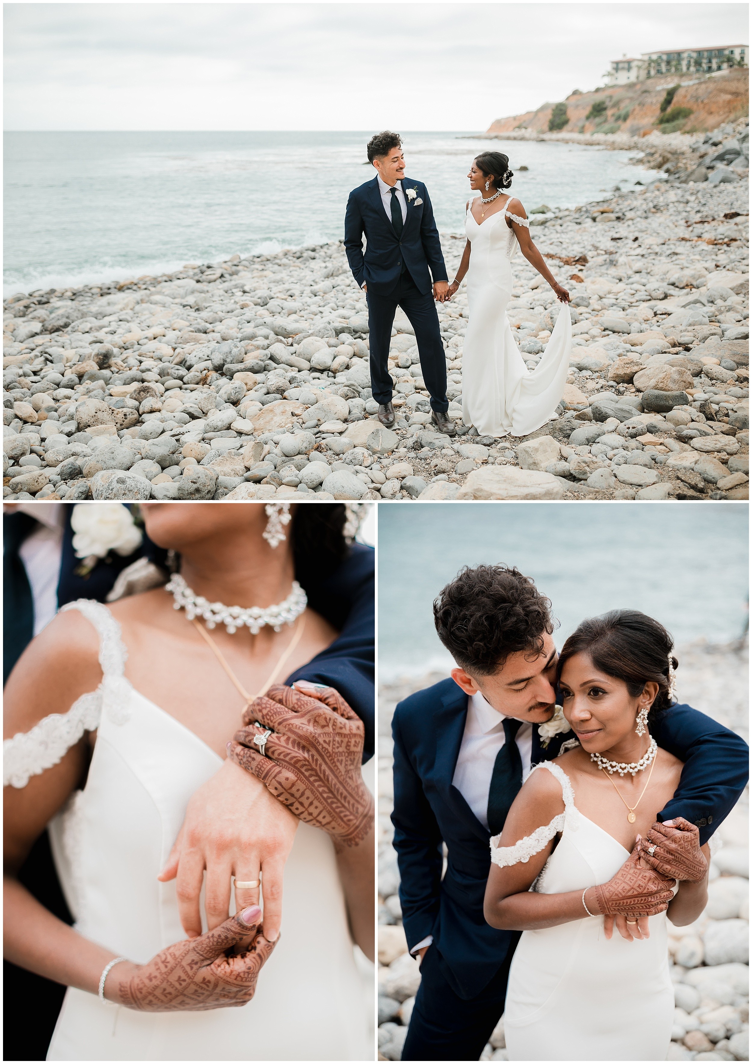 NJ Wayfarers Chapel Terranea Wedding Photography