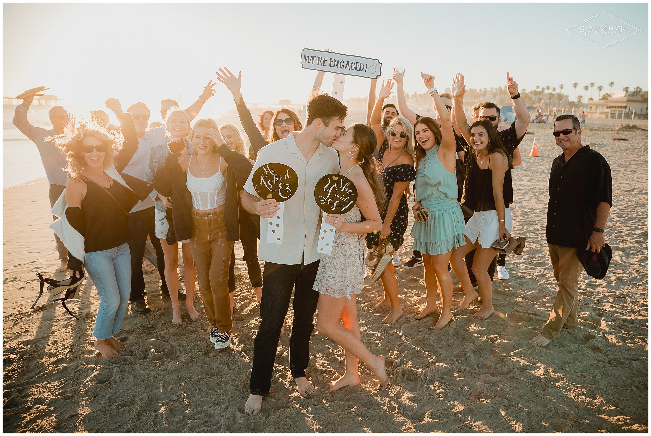 KC Huntington Beach Proposal Photography