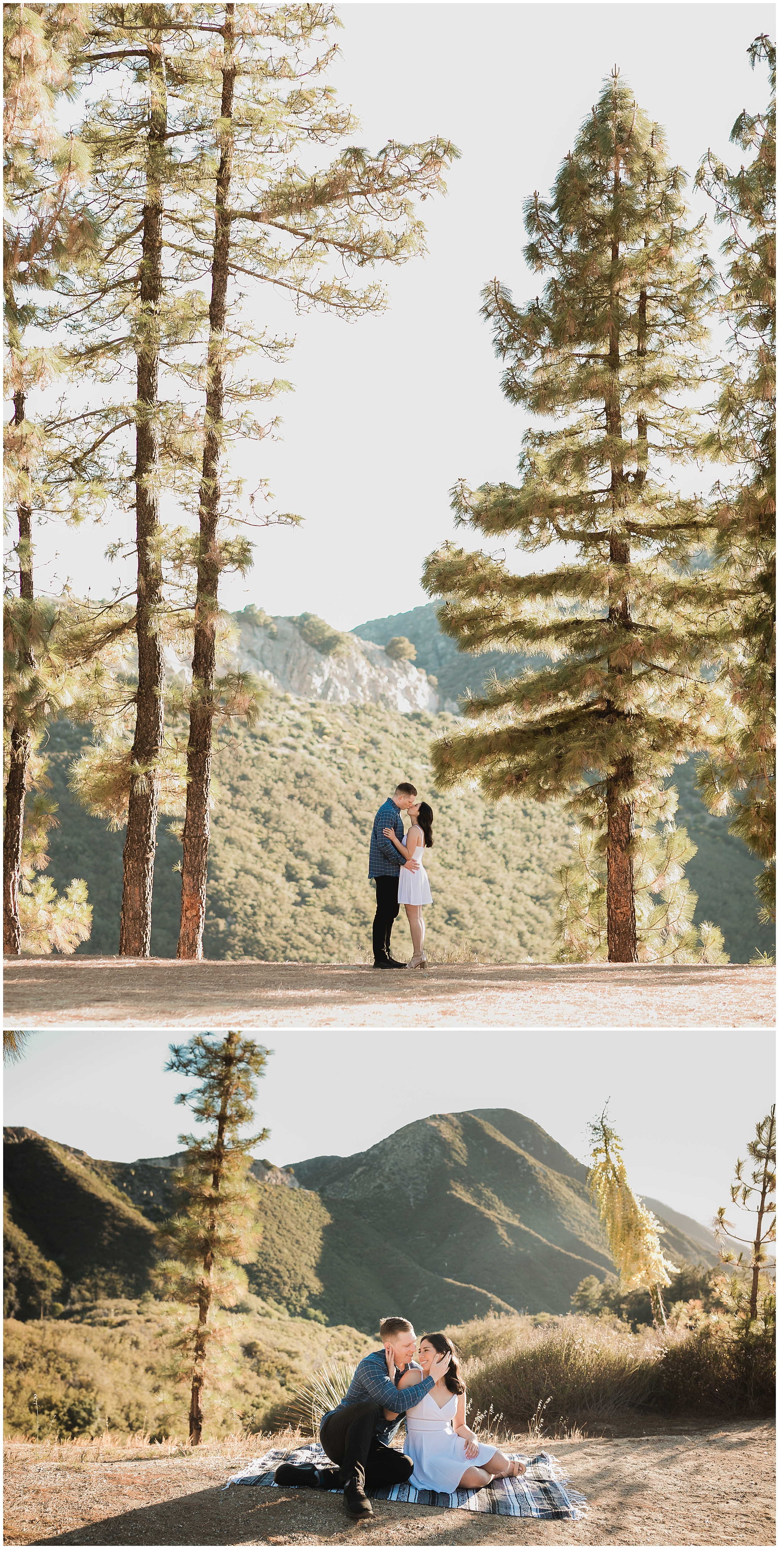 LJ Angeles National Forest Engagement Photography