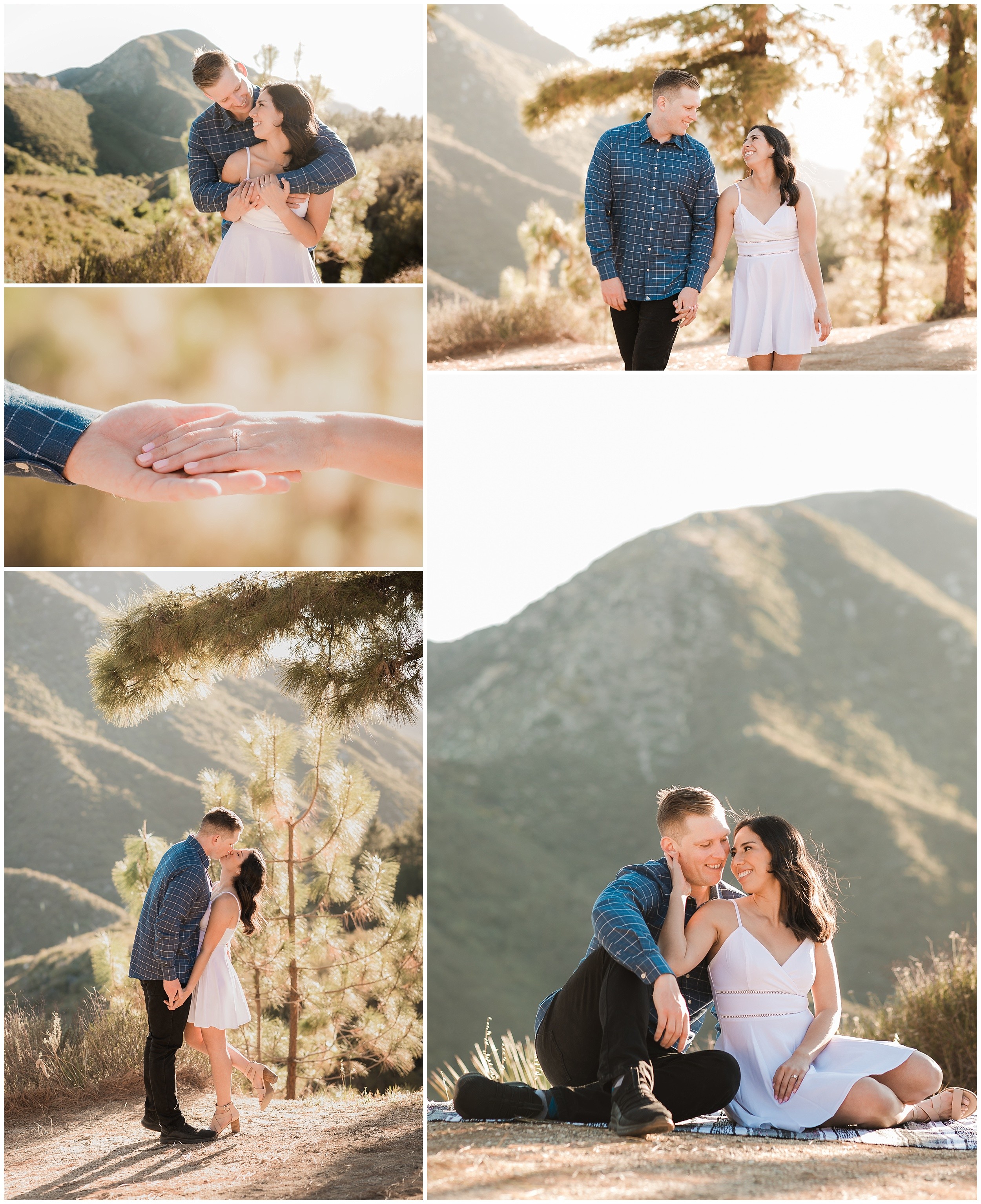 LJ Angeles National Forest Engagement Photography