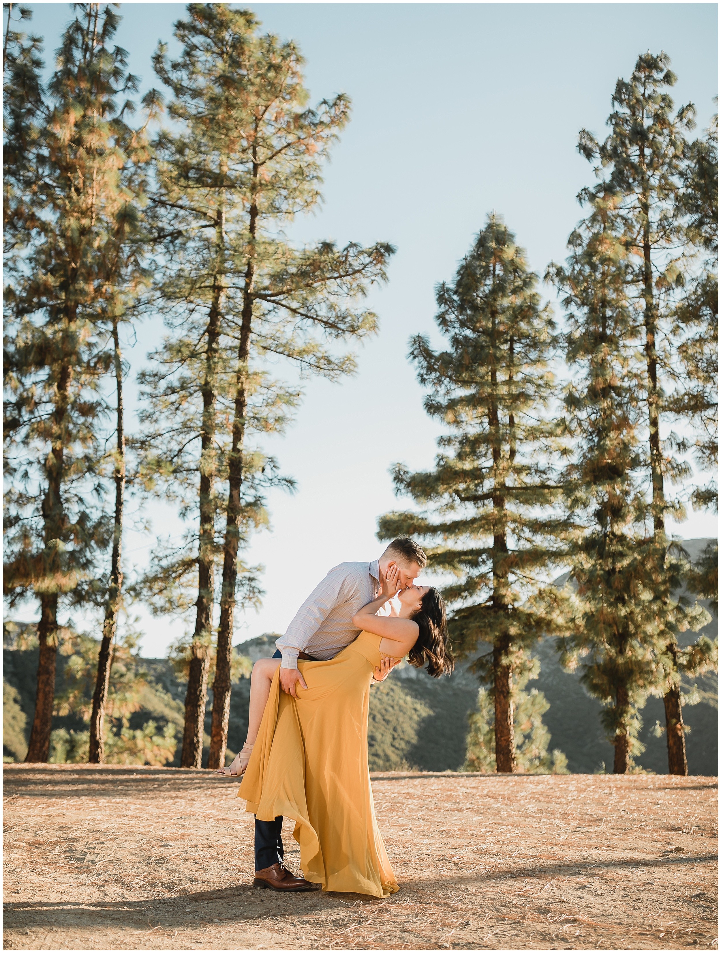 LJ Angeles National Forest Engagement Photography