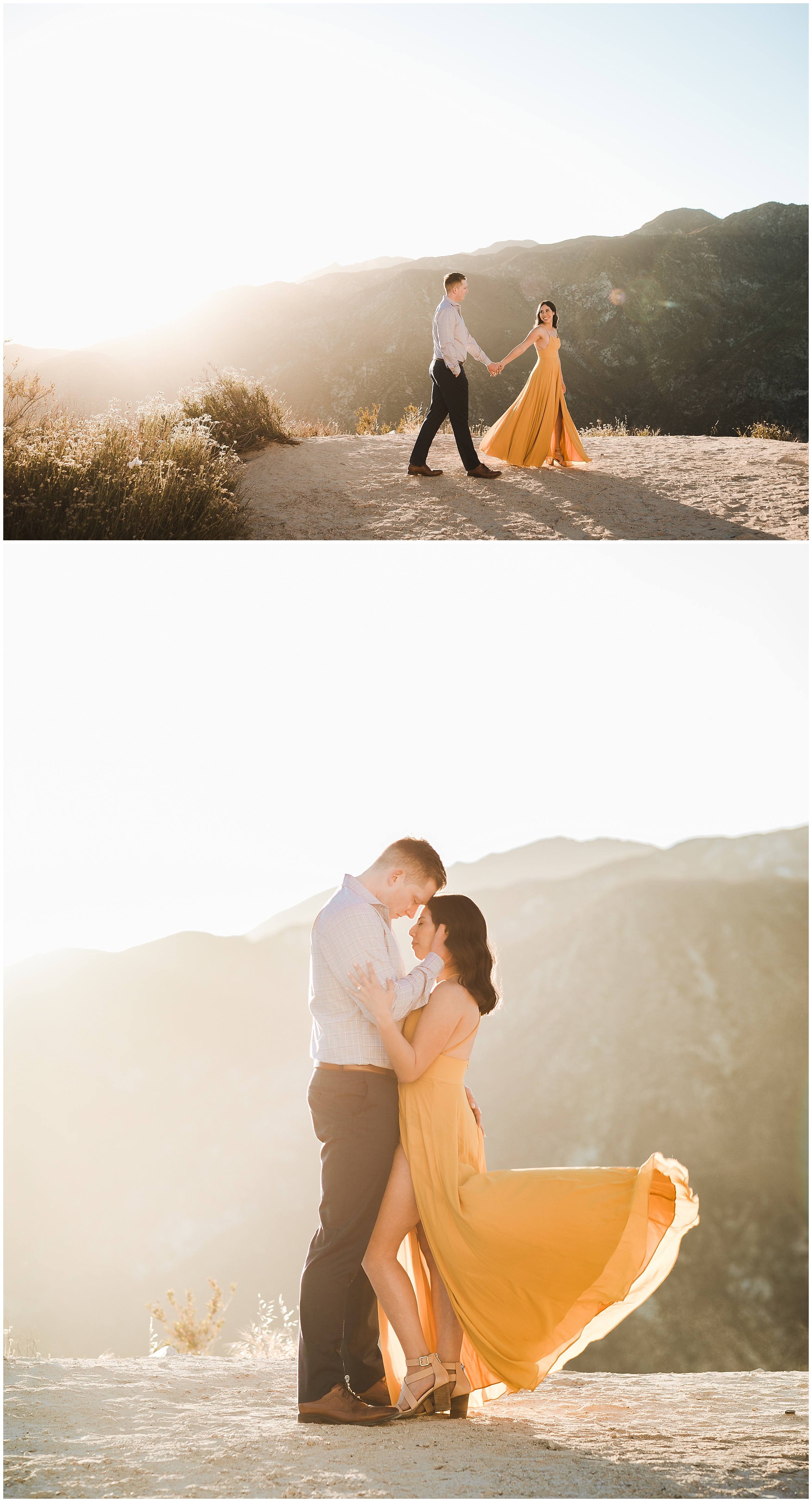 LJ Angeles National Forest Engagement Photography